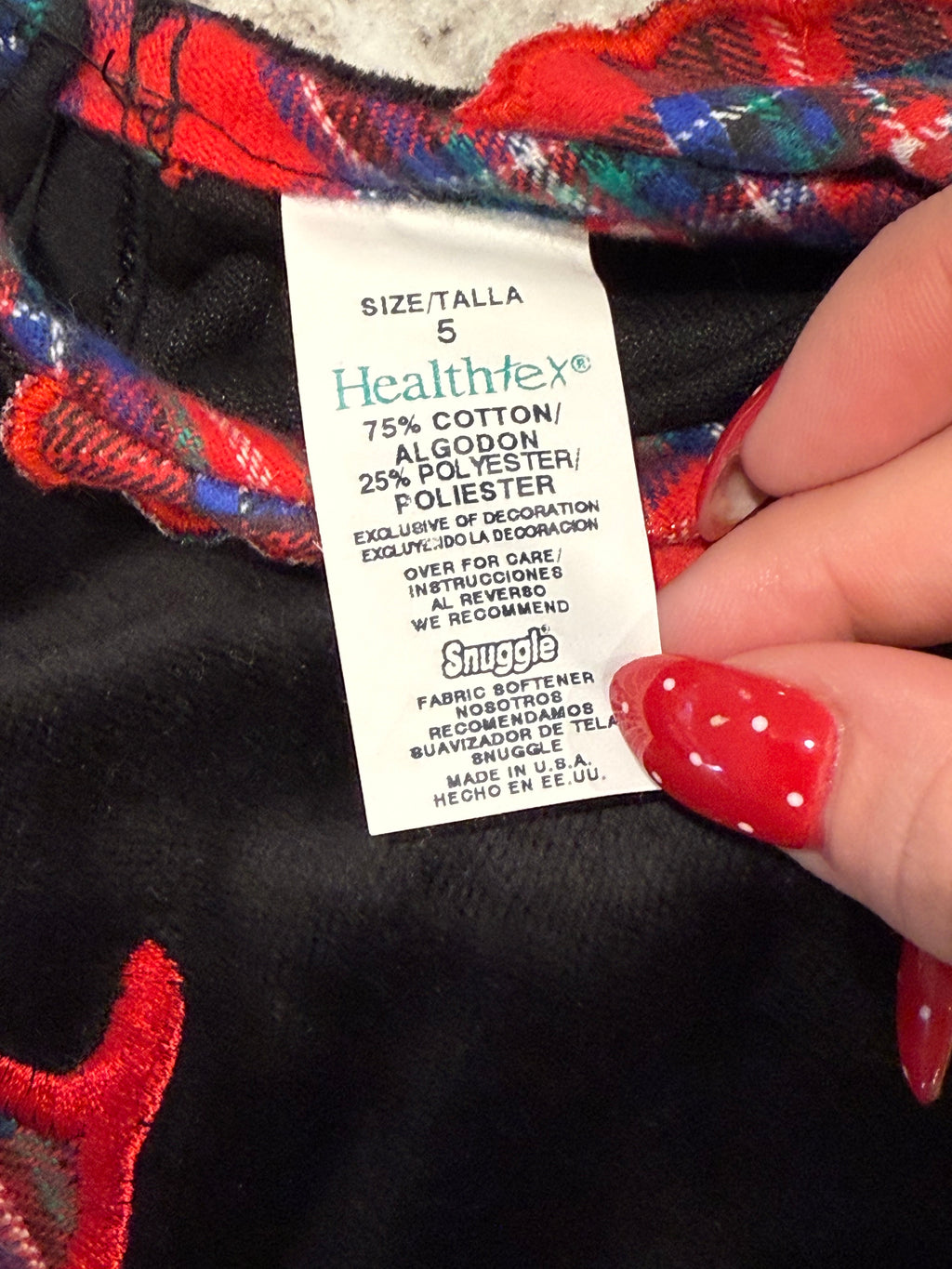 Vintage HealthTex Dog Velour Dress/Blouse