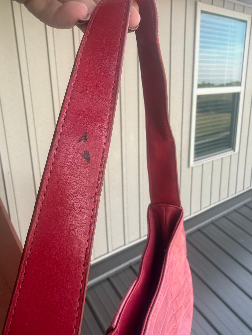 Y2K Pink Leather Purse
