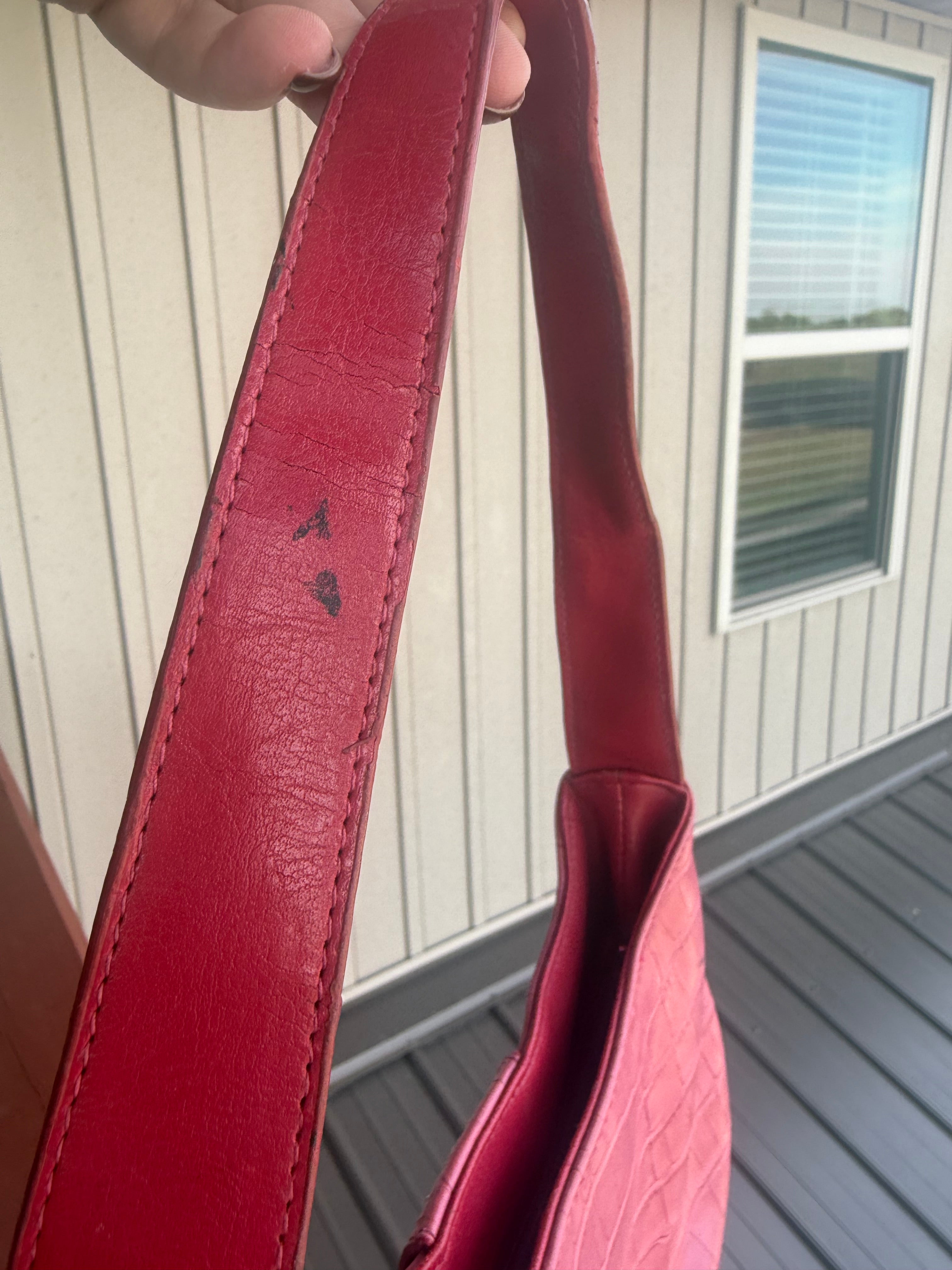 Y2K Pink Leather Purse