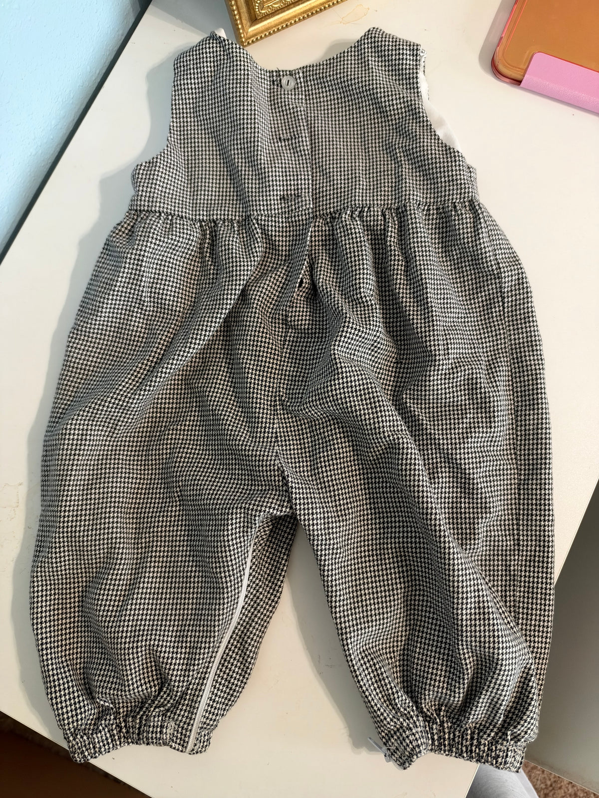 Y2K Black Patterned Pumpkin Jumper