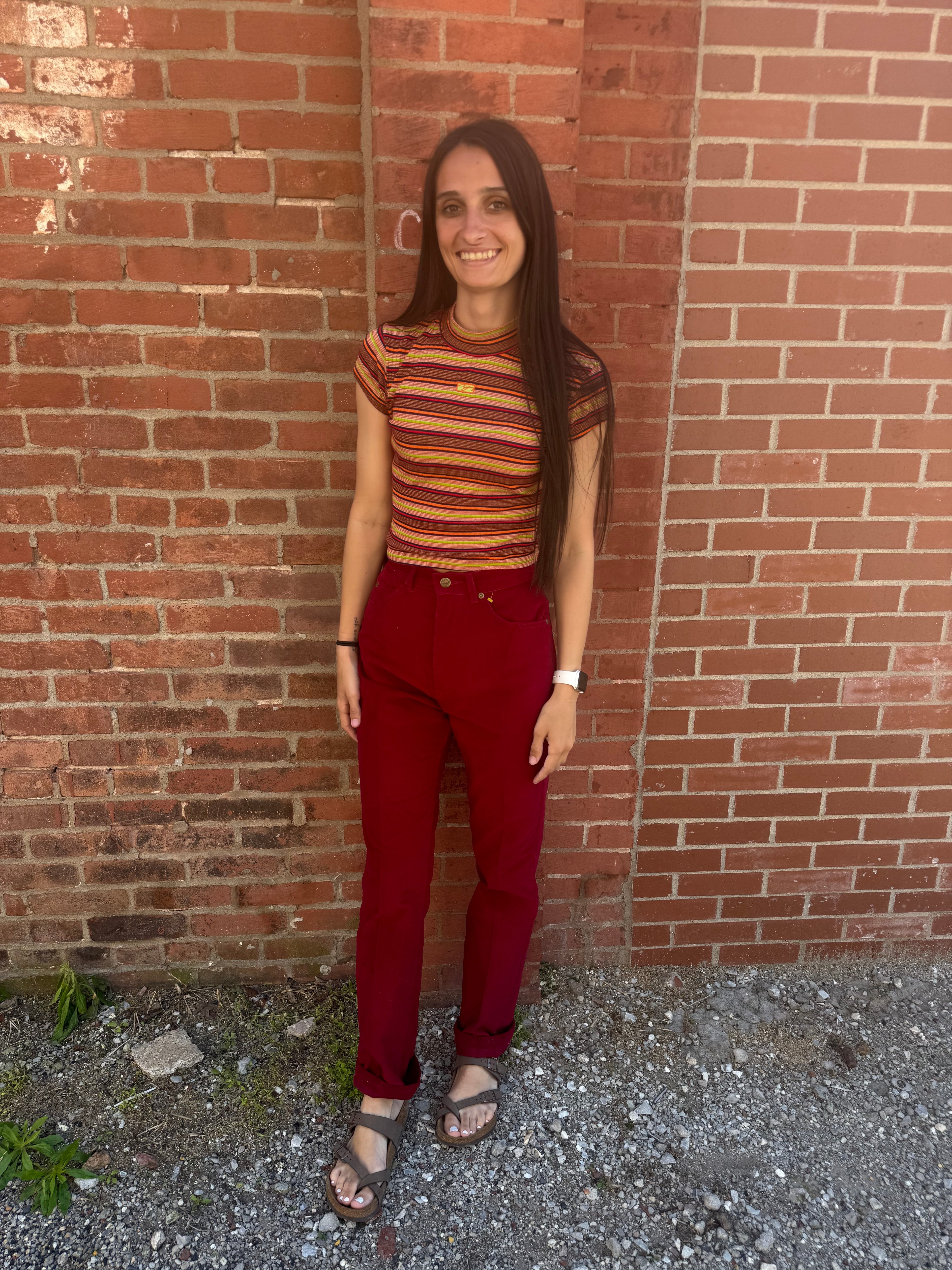 Retro Striped Top