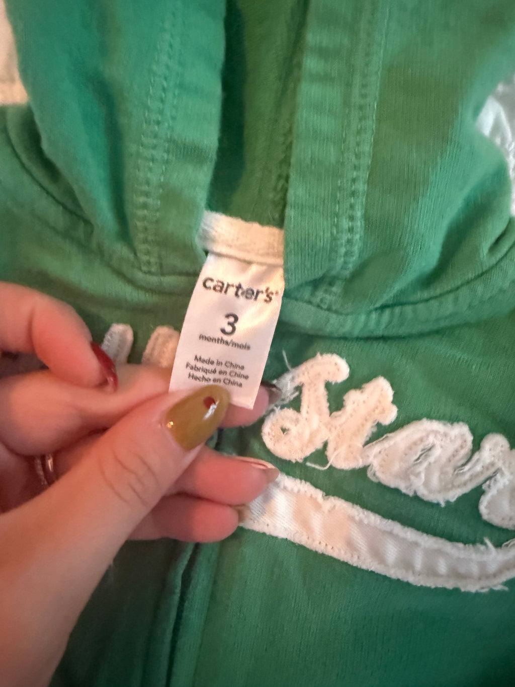Y2K Carter’s AllStar Green Hooded Jacket