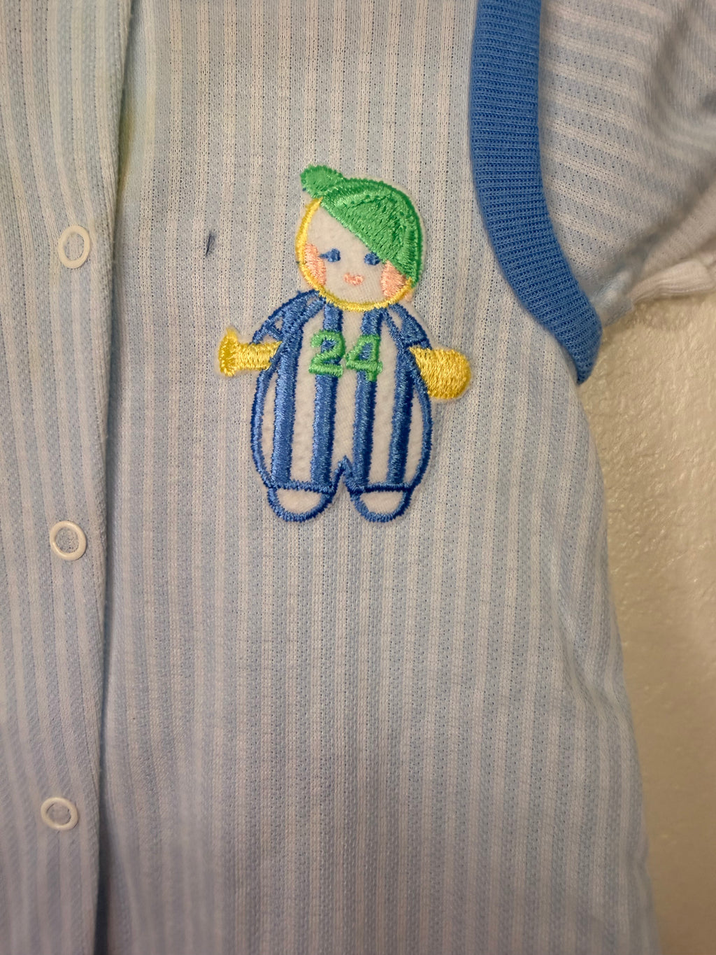 Vintage Striped Baseball Jumper