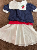 Vintage Cherry Basque Dress