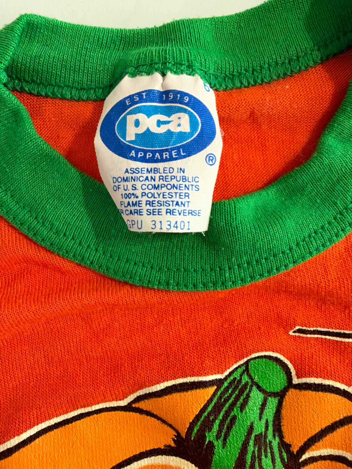 1993 Pumpkin Pajama Set