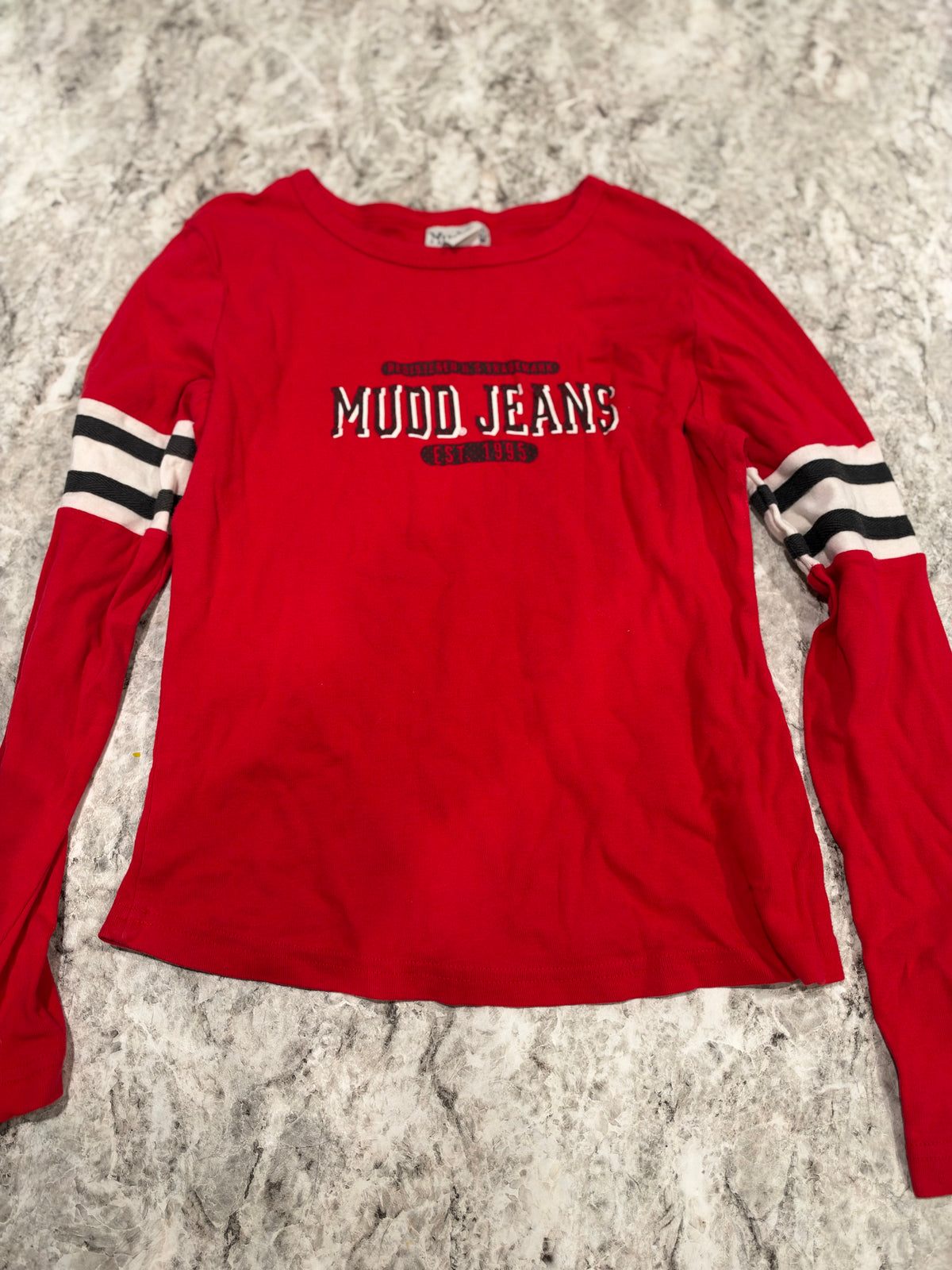 Vintage MUDD Jeans Long Sleeve Varsity Tee