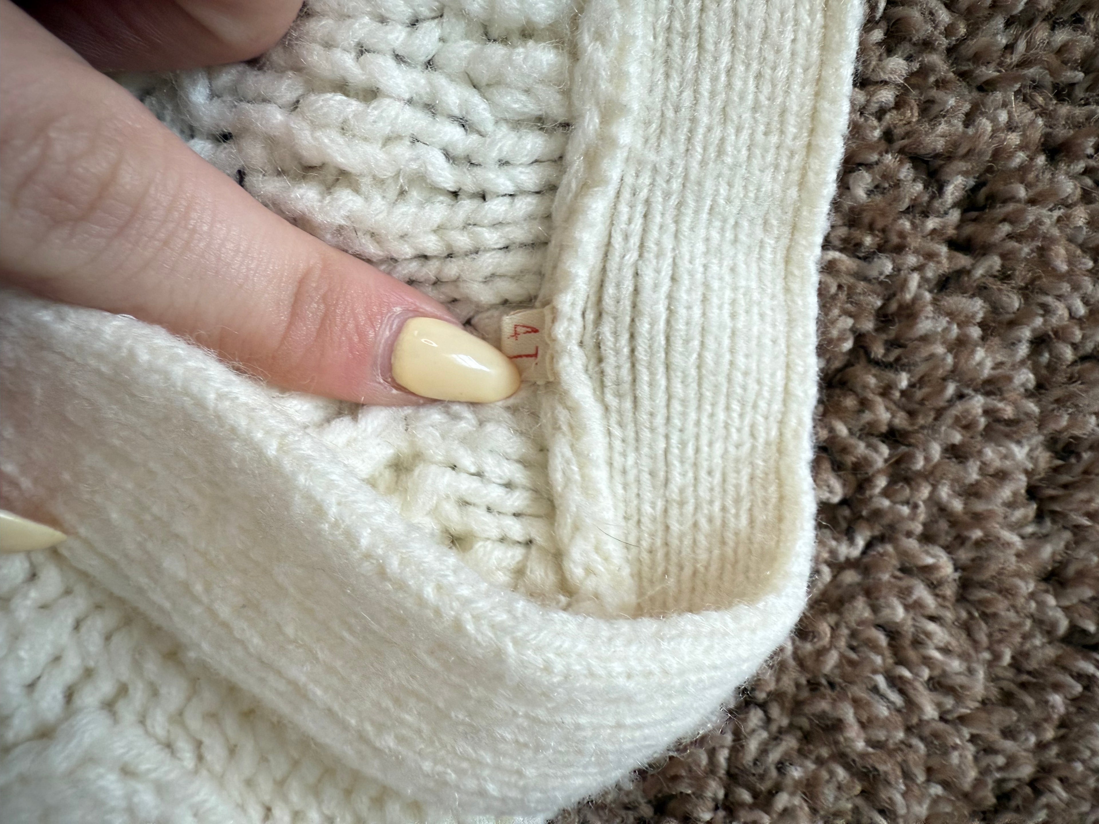 Vintage Handmade Knit Sweater/Cardigan