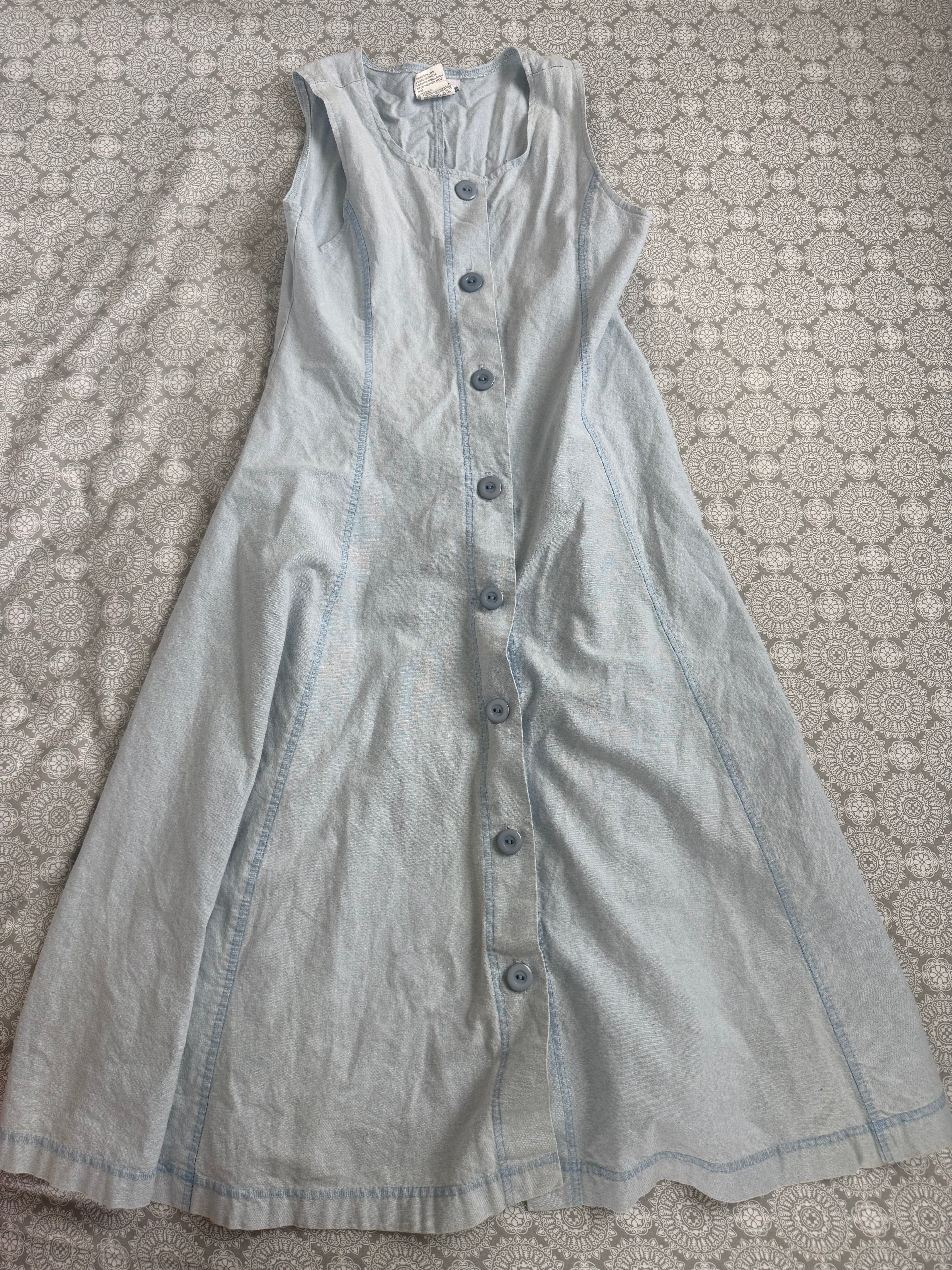 Vintage Denim Colored Dress