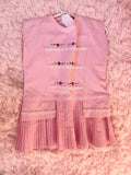 Vintage Pink Pleated Dress