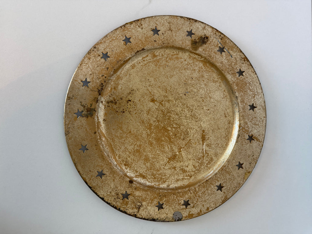Vintage Gold Star Platter