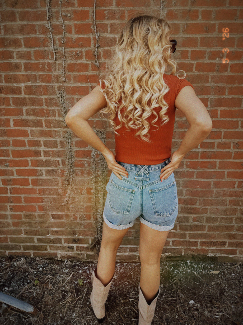 Vintage Detailed Denim Shorts