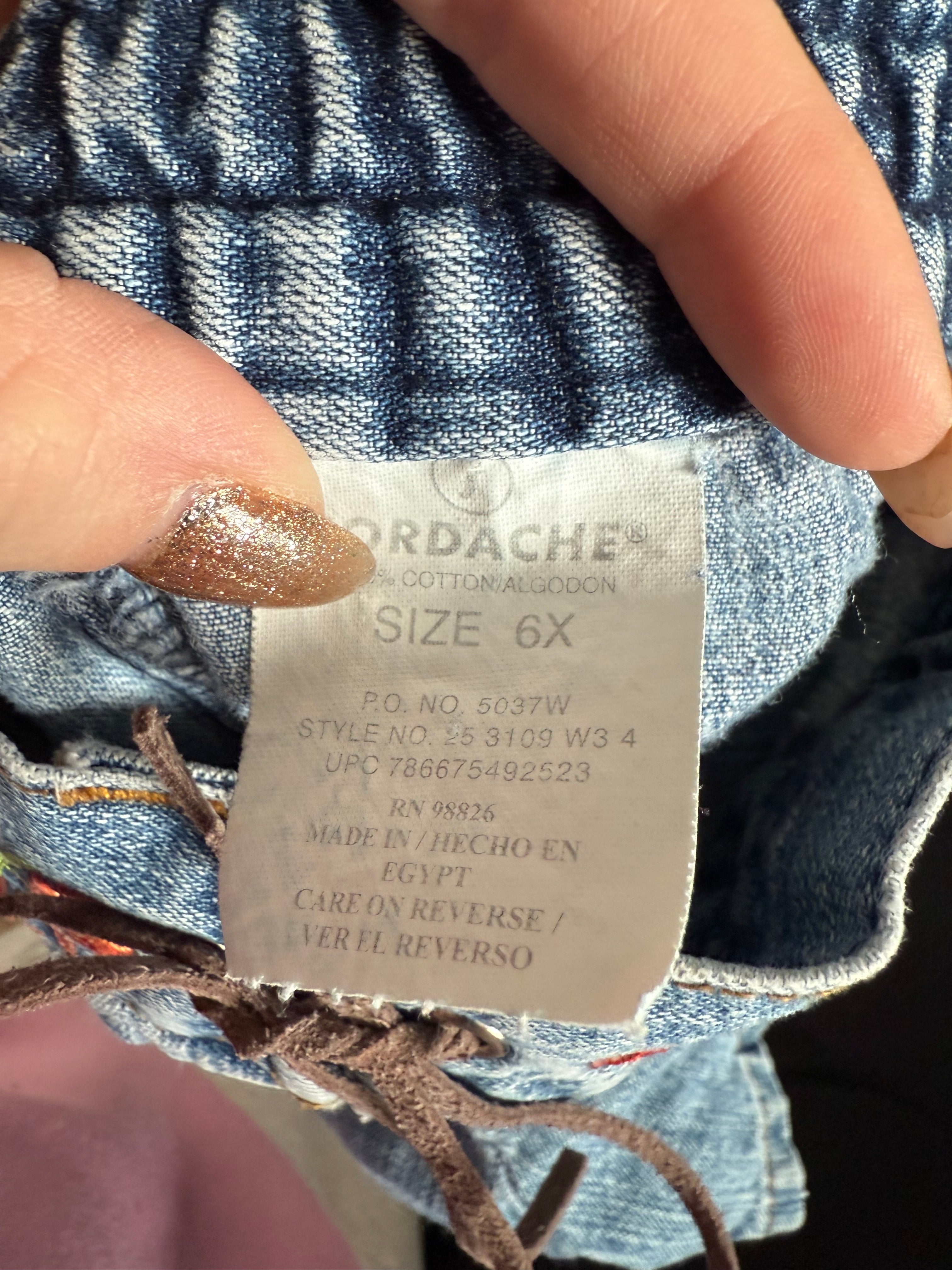 Vintage Jordache Lace-up Shorts