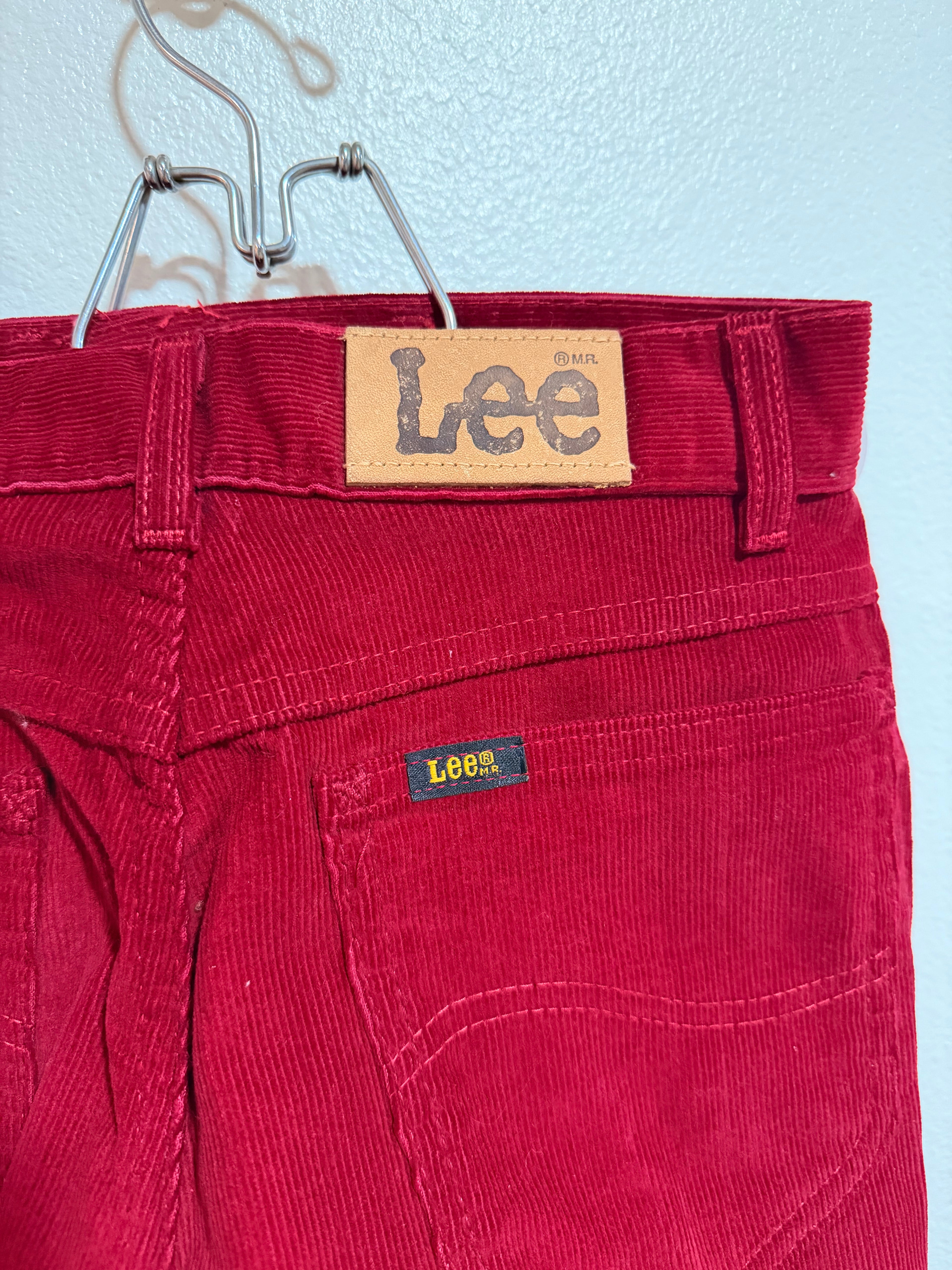 Vintage Lee Red Corduroy Jeans