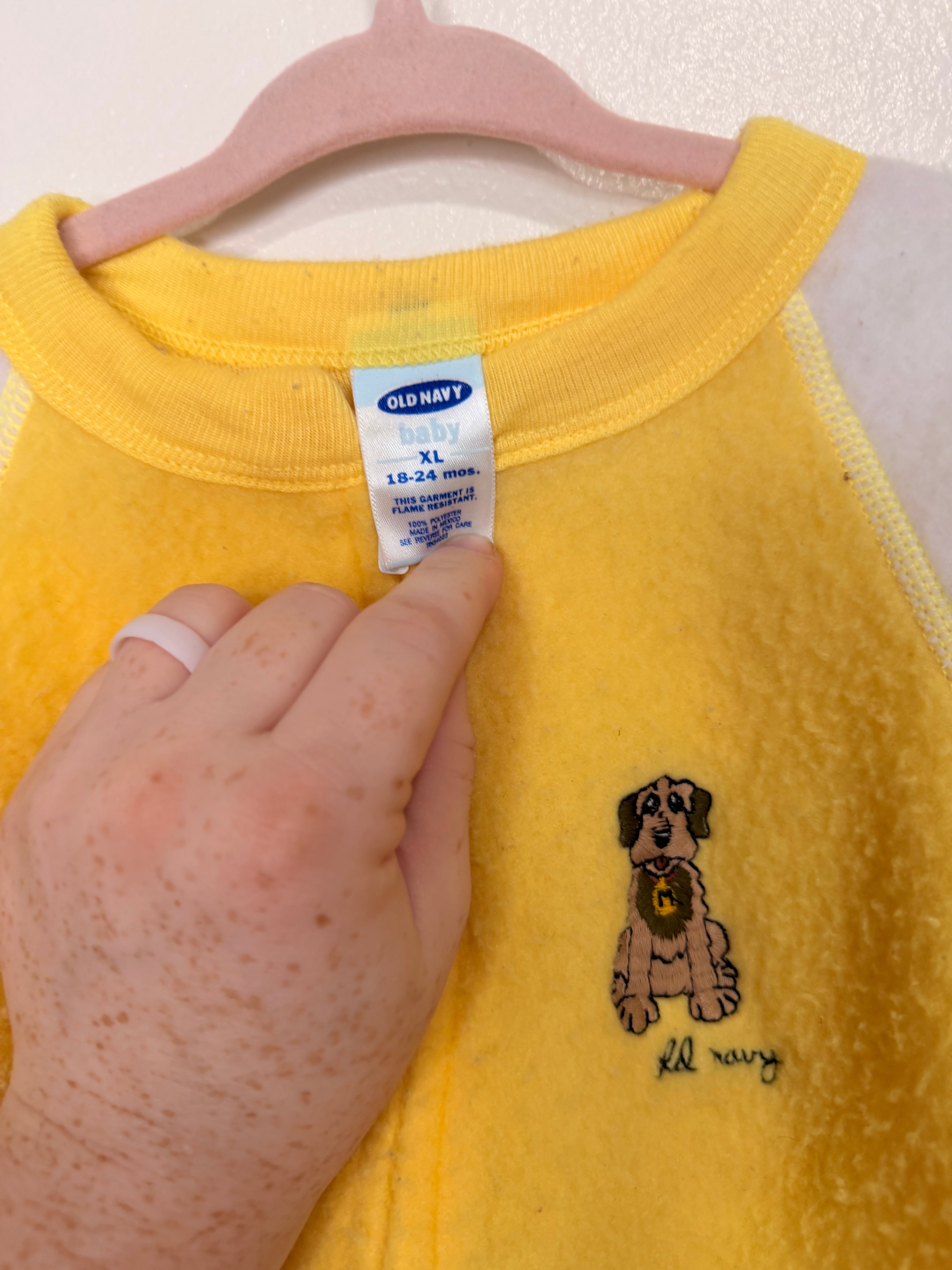 Y2K Old Navy Fleece Sleeper