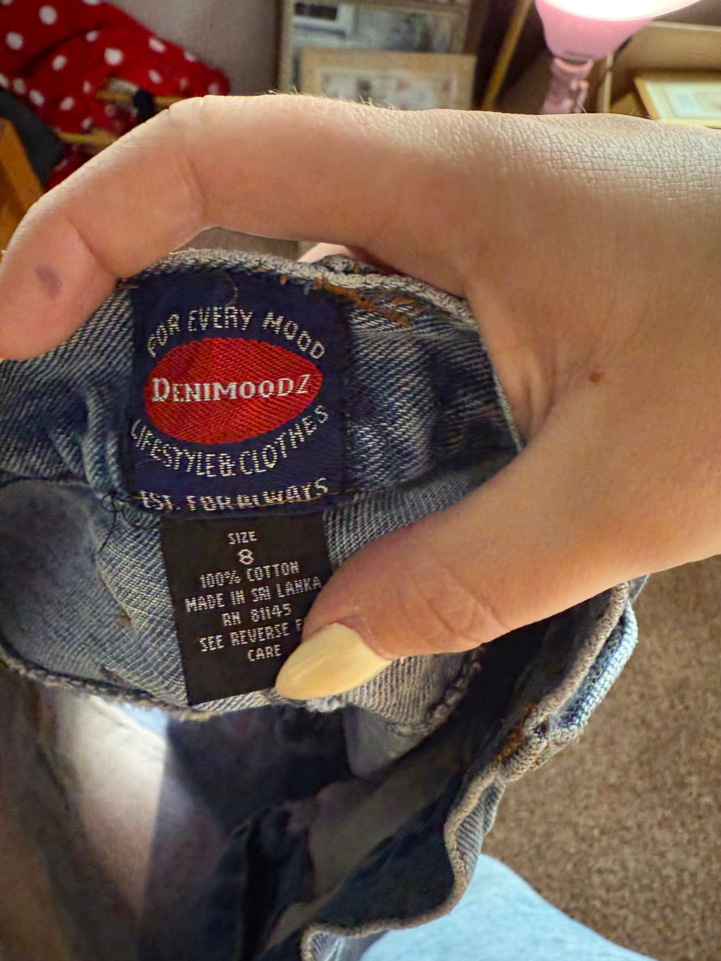 Vintage Detailed Denim Shorts