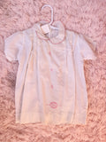 Vintage Pink and White Dress