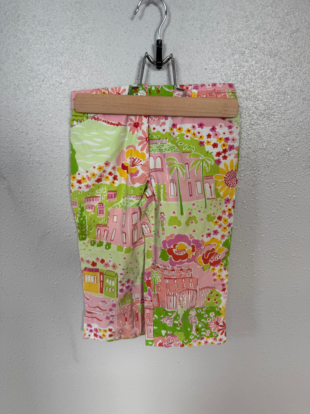 Y2K Patterned Cotton Pants