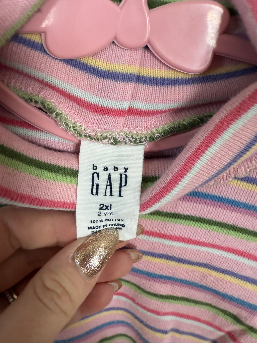 Vintage Striped Turtleneck