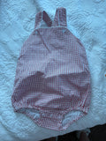 Vintage Red Gingham Overalls