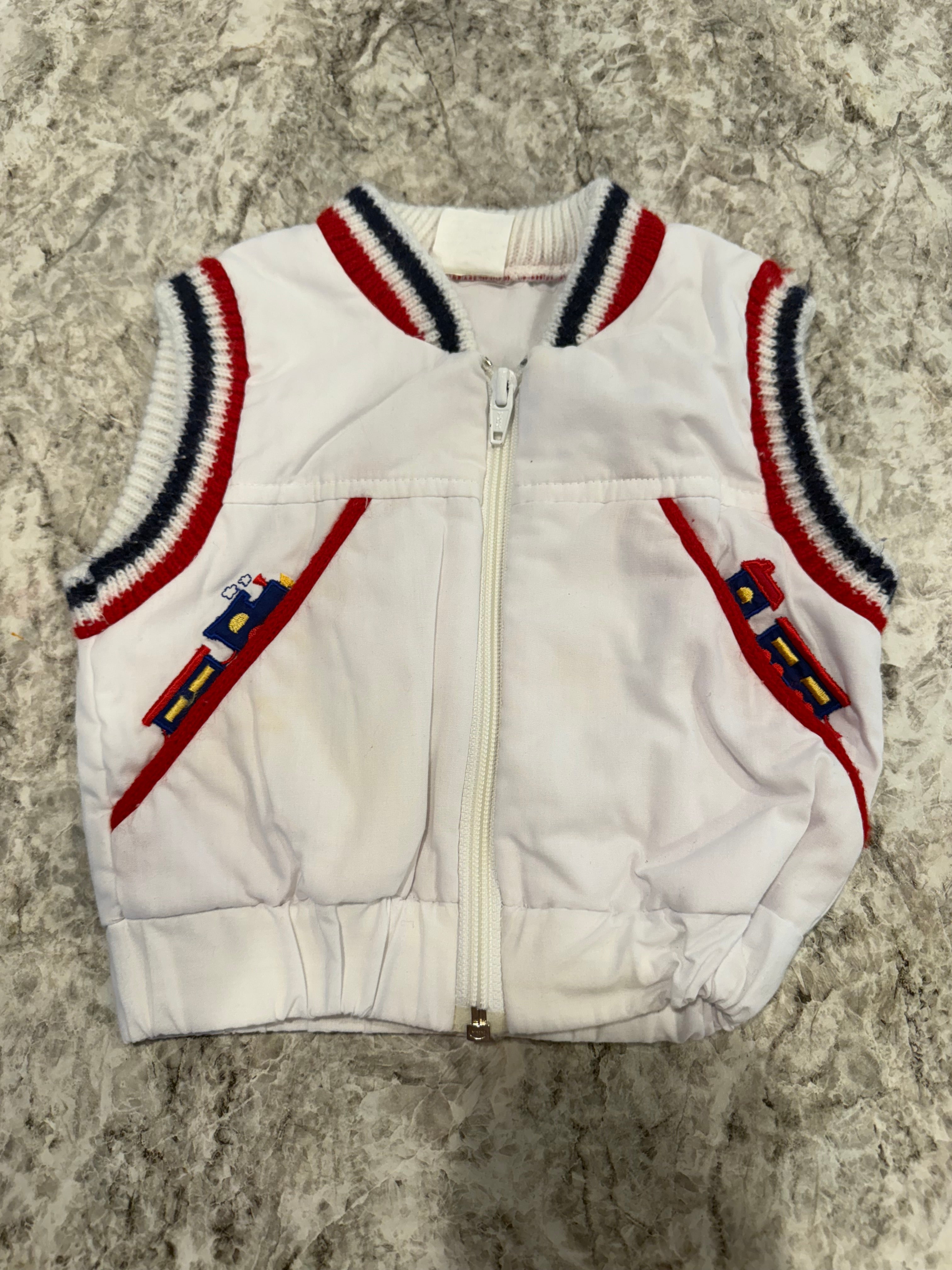 Vintage Train Puffer Vest