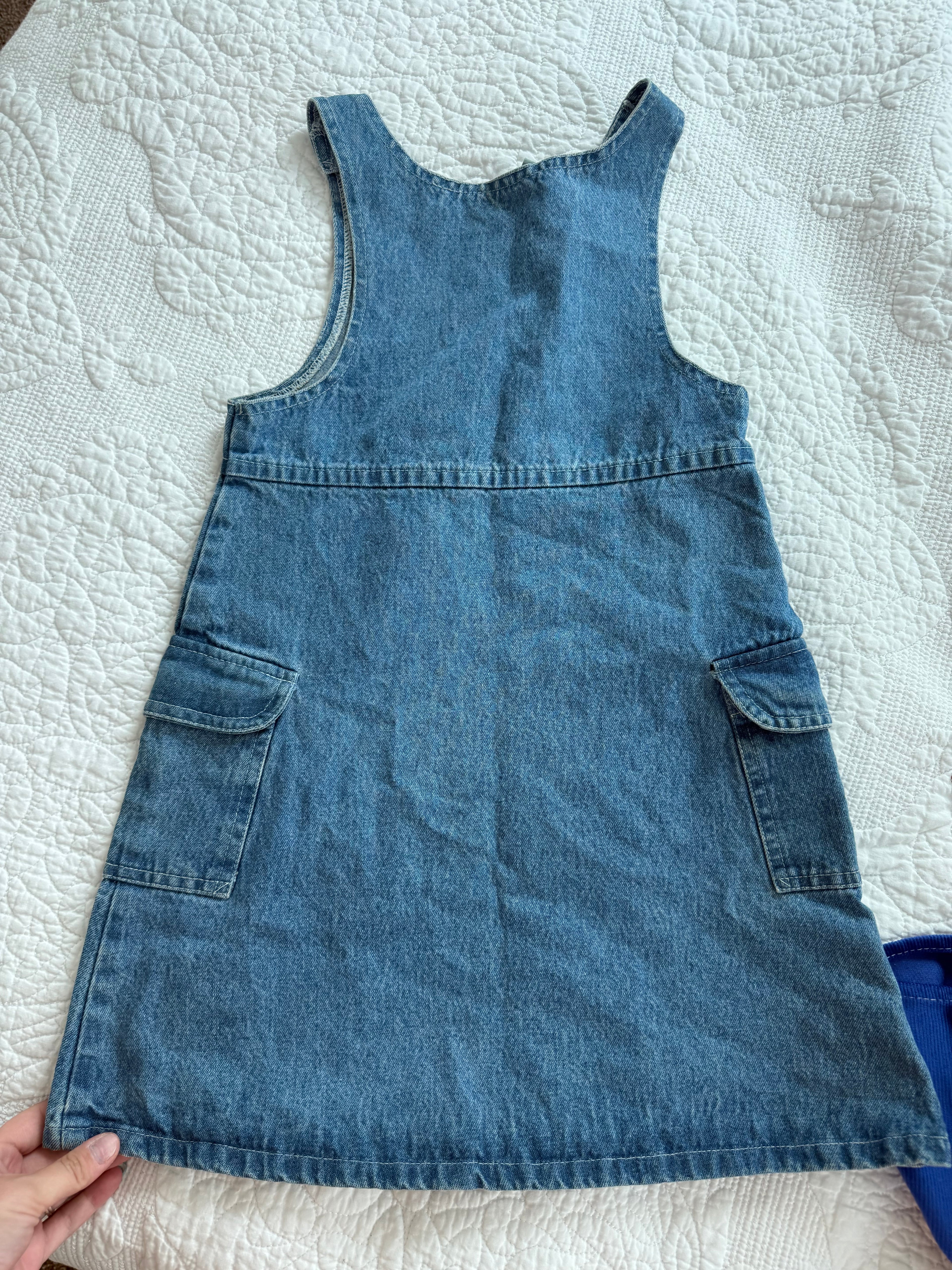 Vintage Denim Butterfly Dress