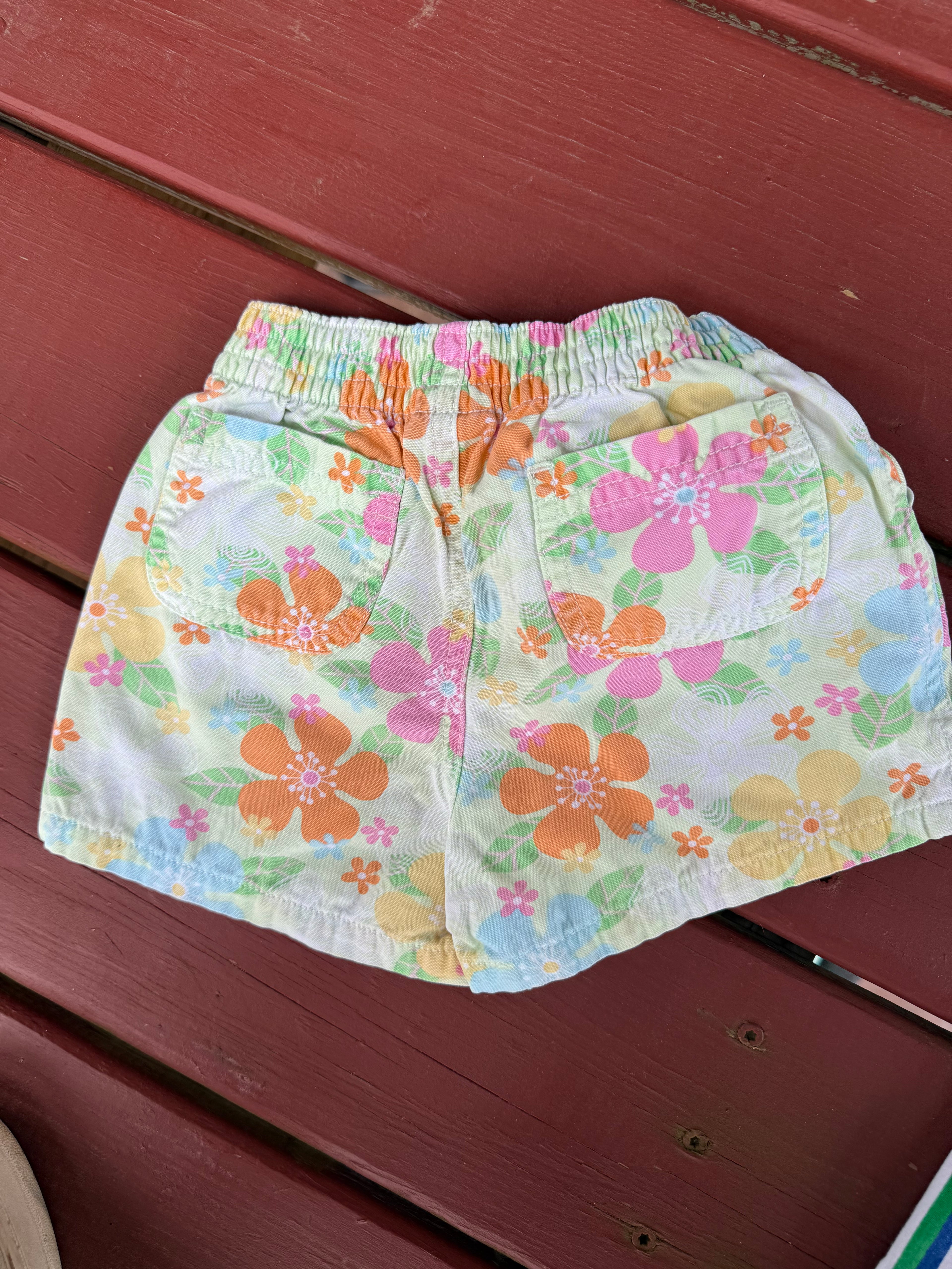 Y2K Circo Floral Summer Shorts