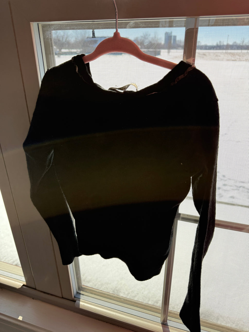 Vintage Burberry Cashmere Black Sweater