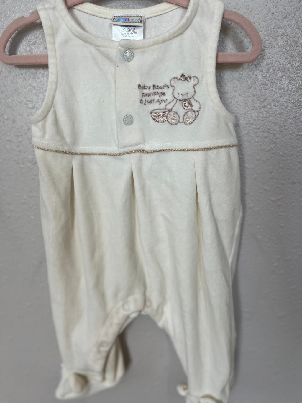 Vintage McBaby Velour Jumper