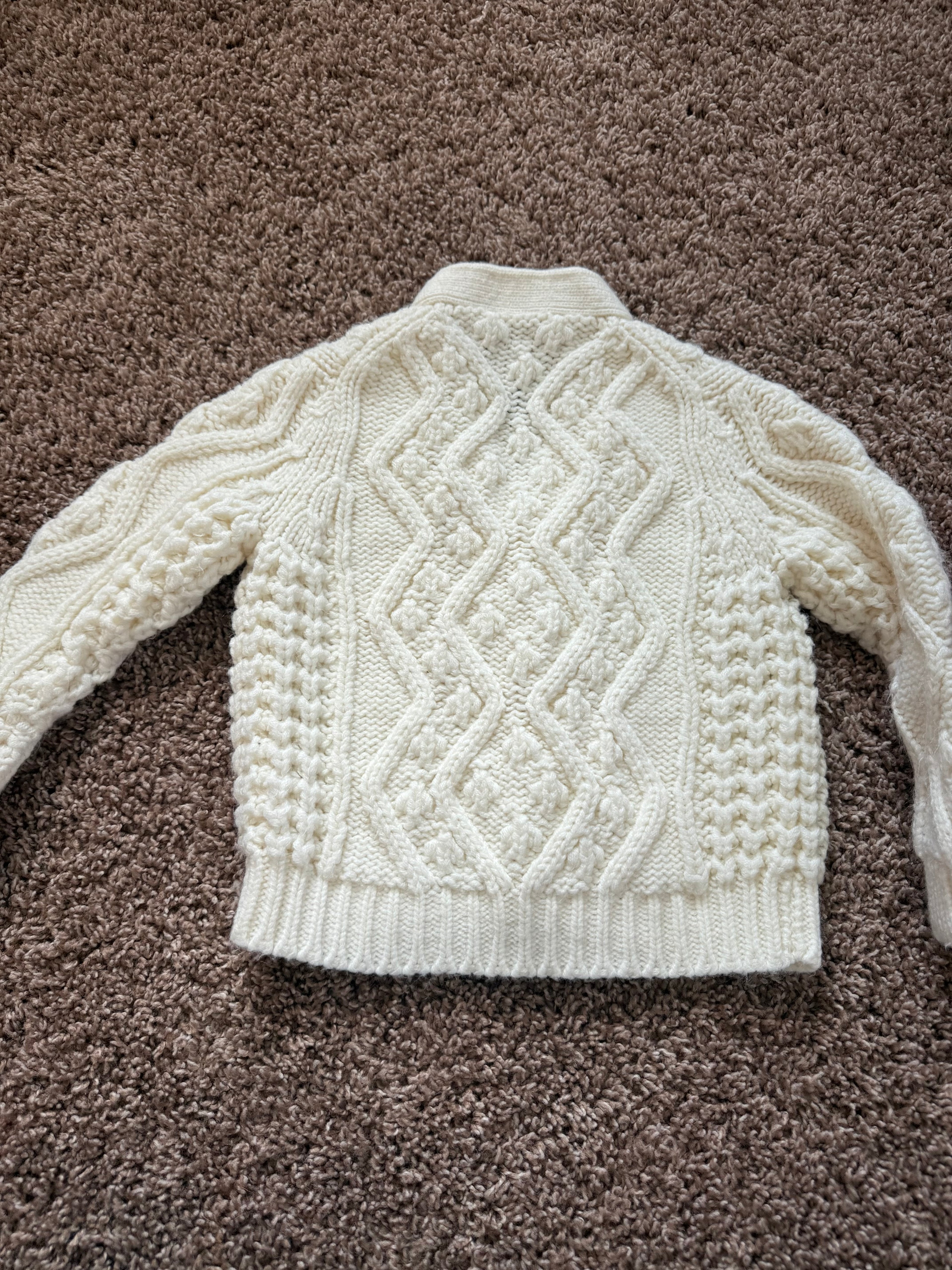 Vintage Handmade Knit Sweater/Cardigan