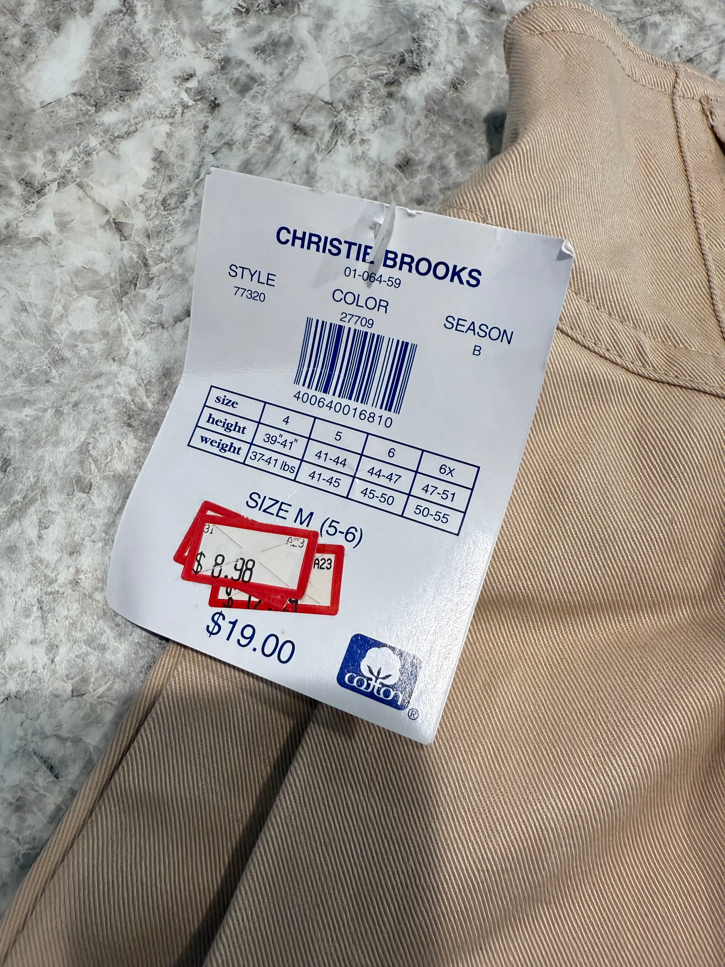 Vintage NWT Pleated Khaki Skirt