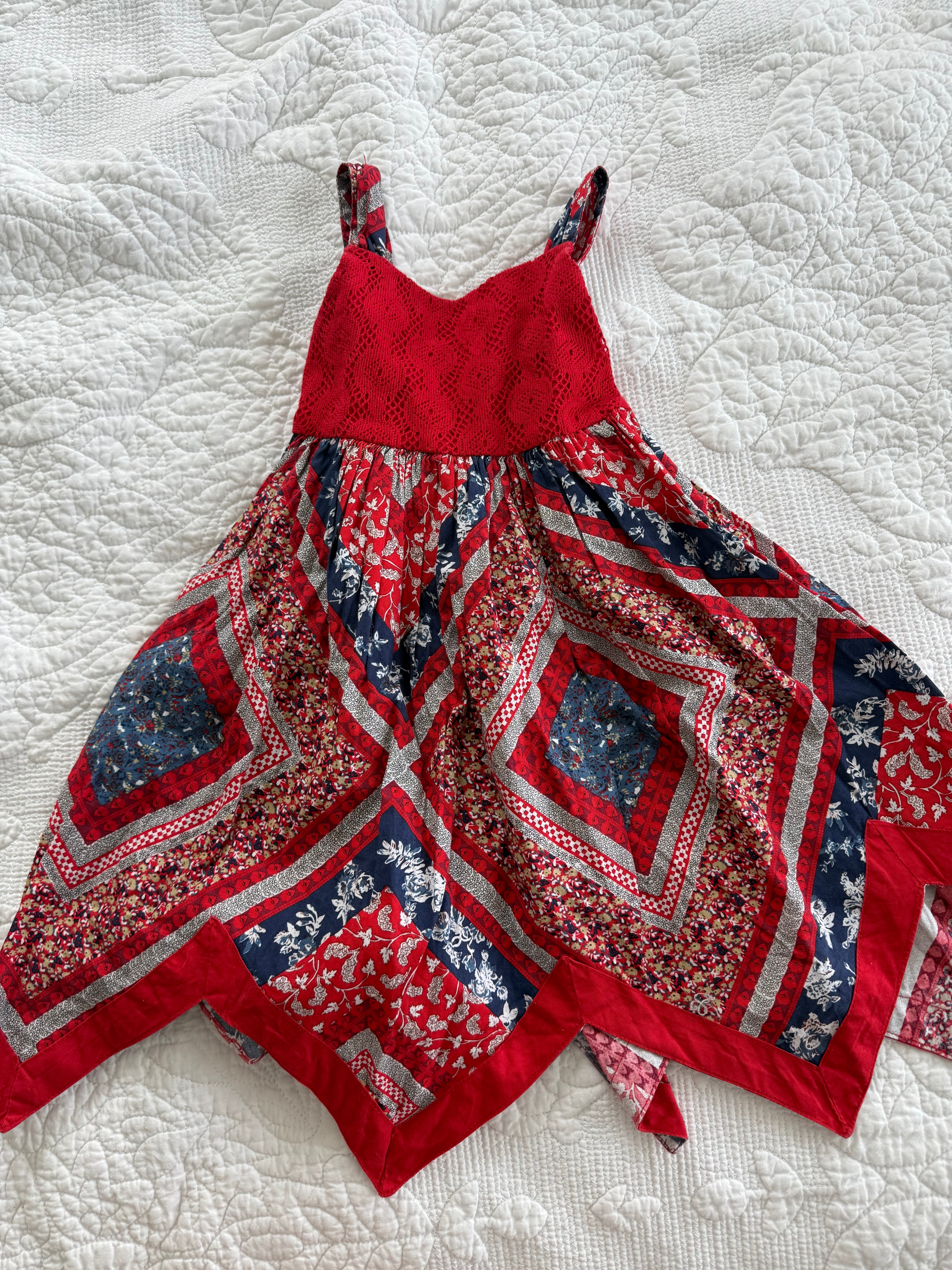 Vintage Americana Bandana Dress