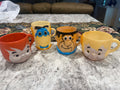Vintage 1970’s Flintstone Character Mugs