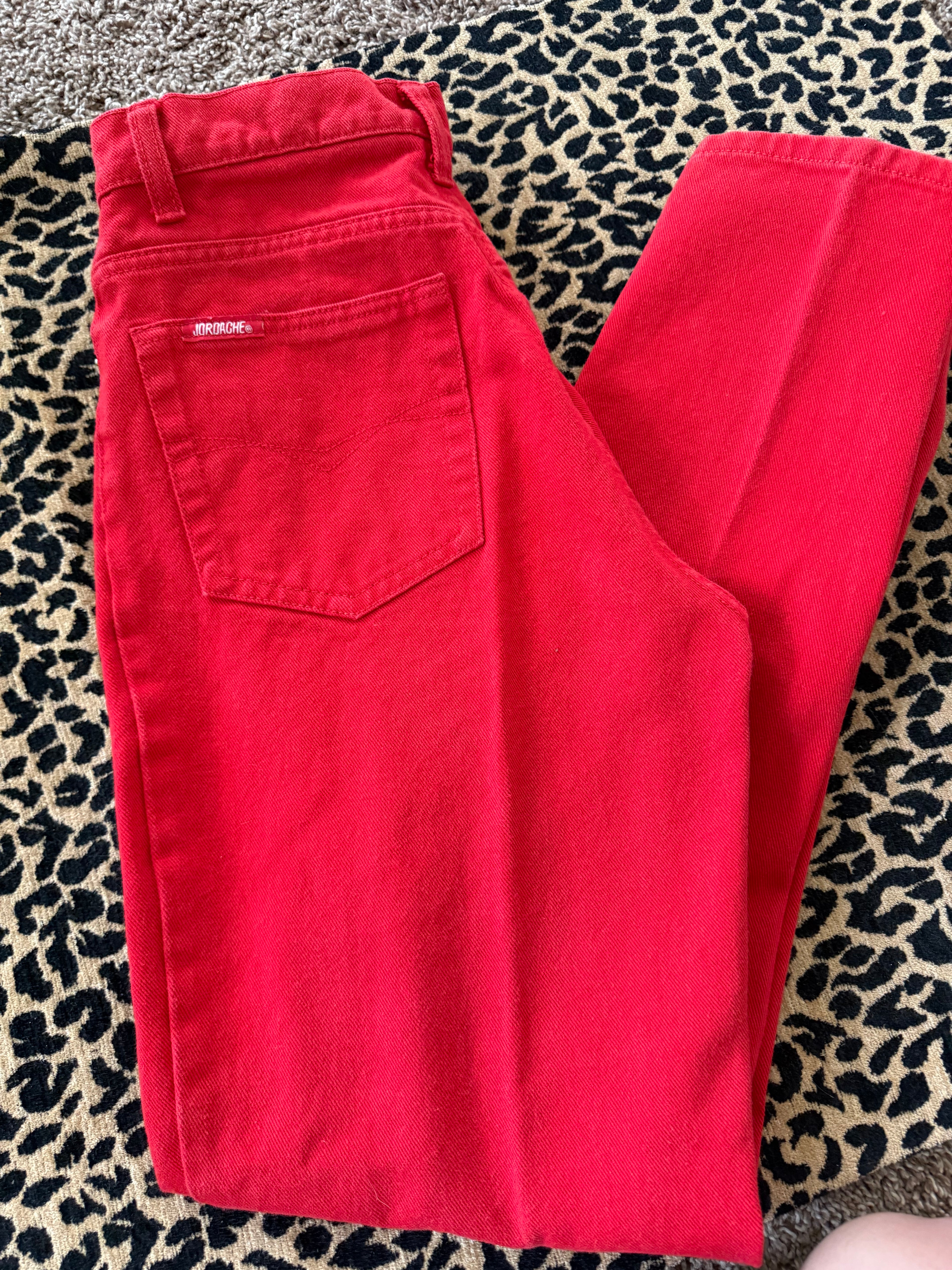 Vintage Jordache Red Jeans