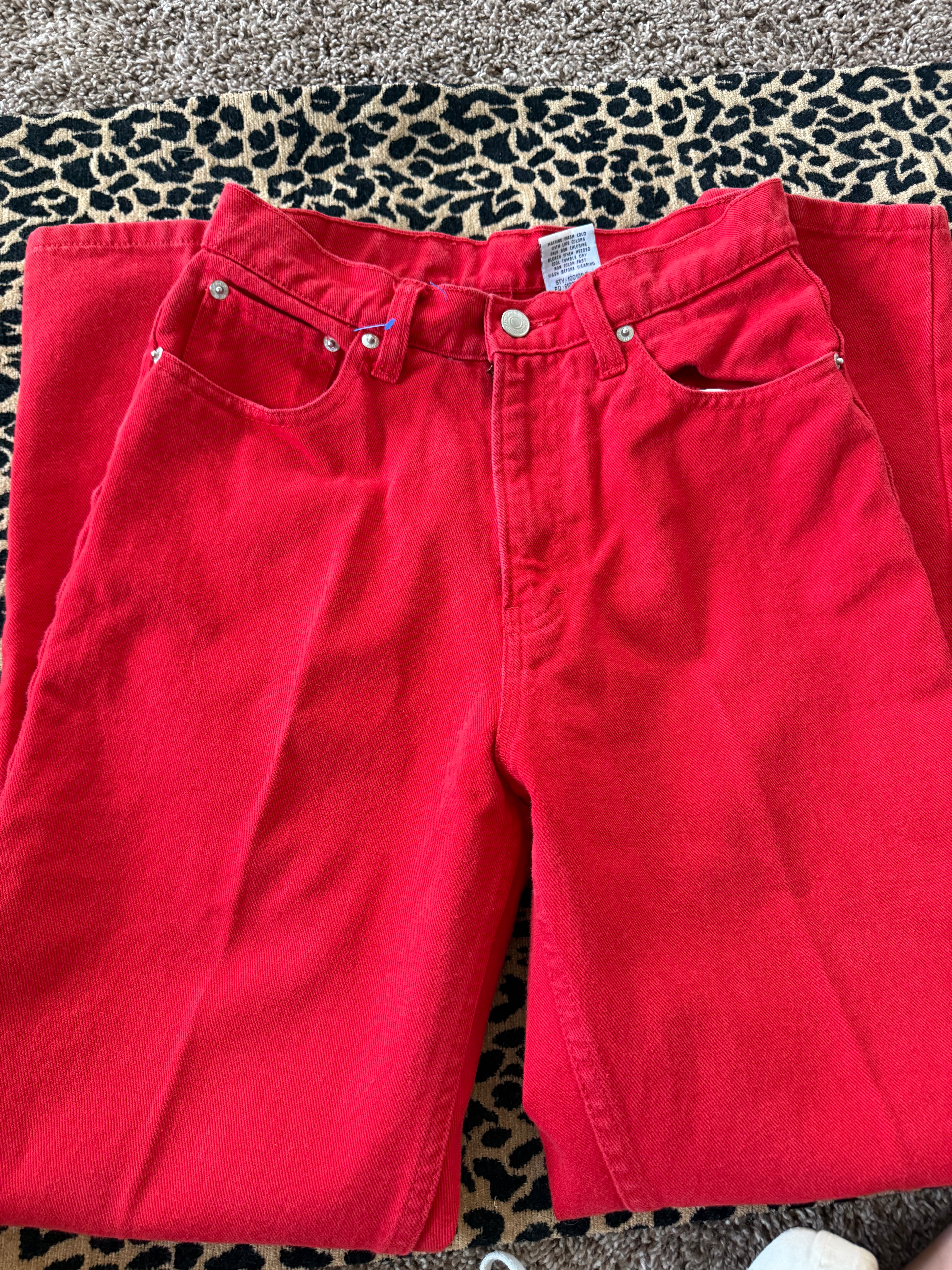Vintage Jordache Red Jeans