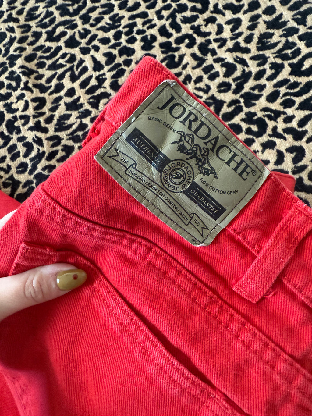 Vintage Jordache Red Jeans