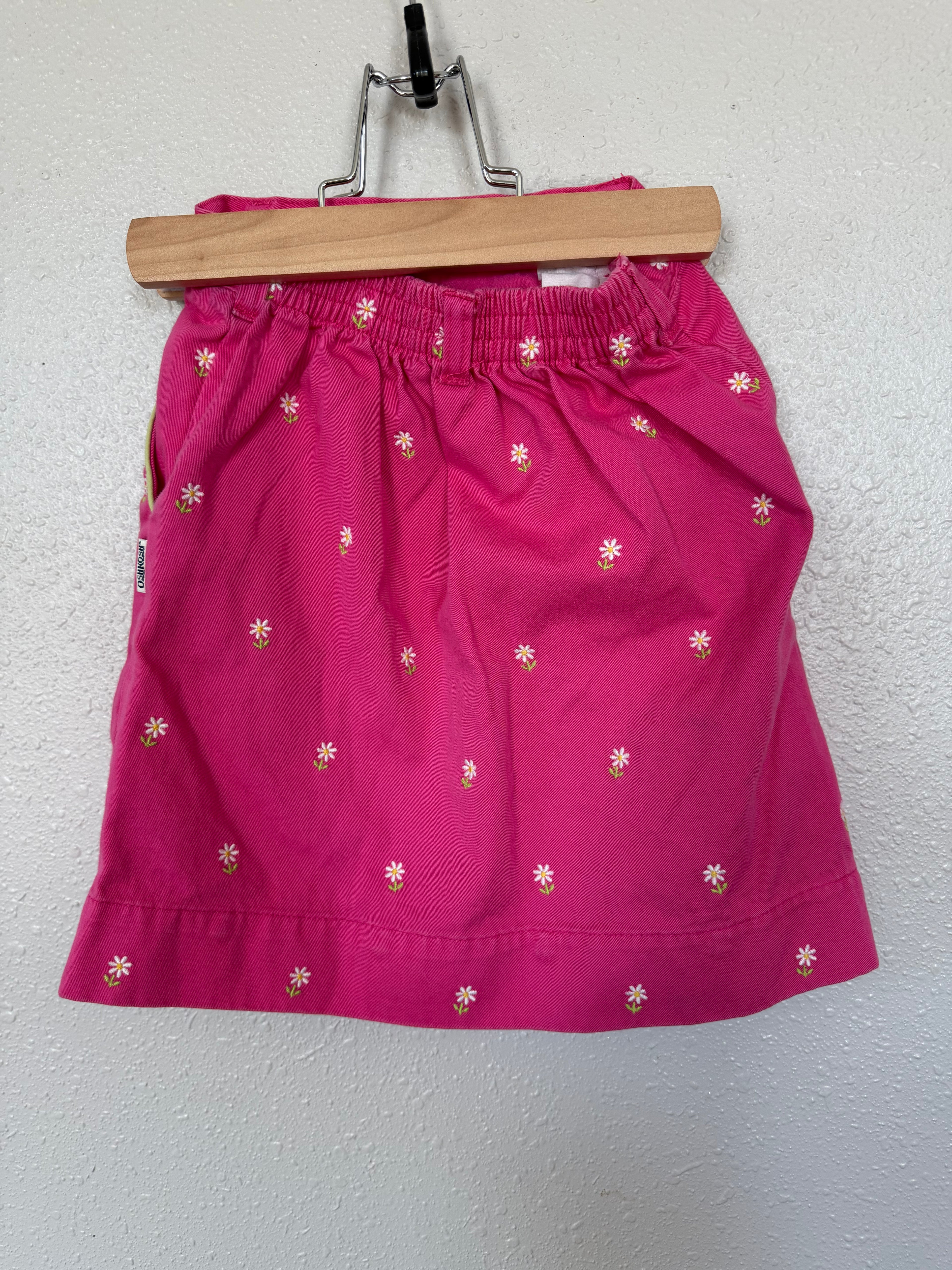 Y2K OshKosh Pink with Daisy Embroidery Skirt