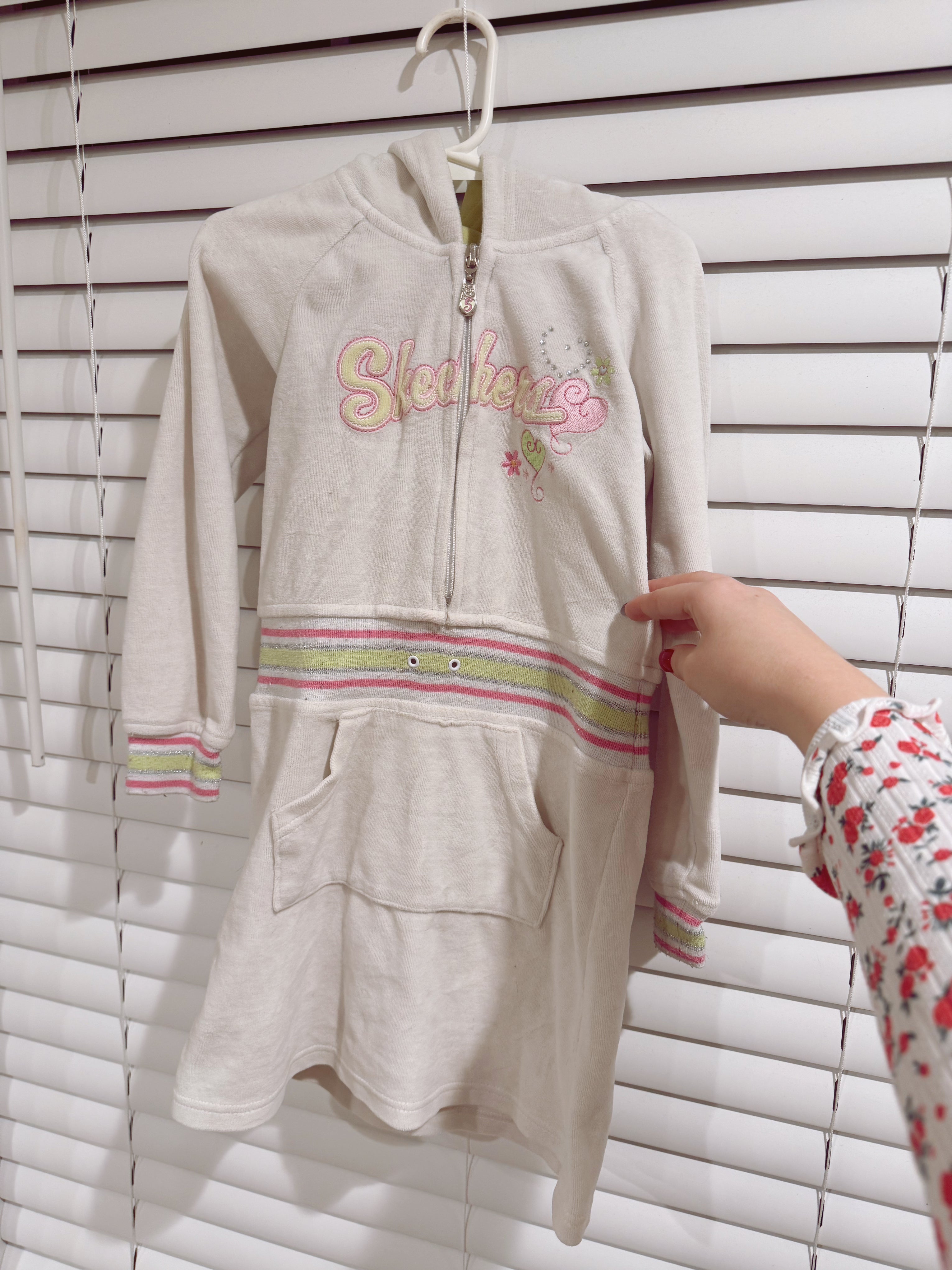 Y2K Skechers Hooded Sweater Dress