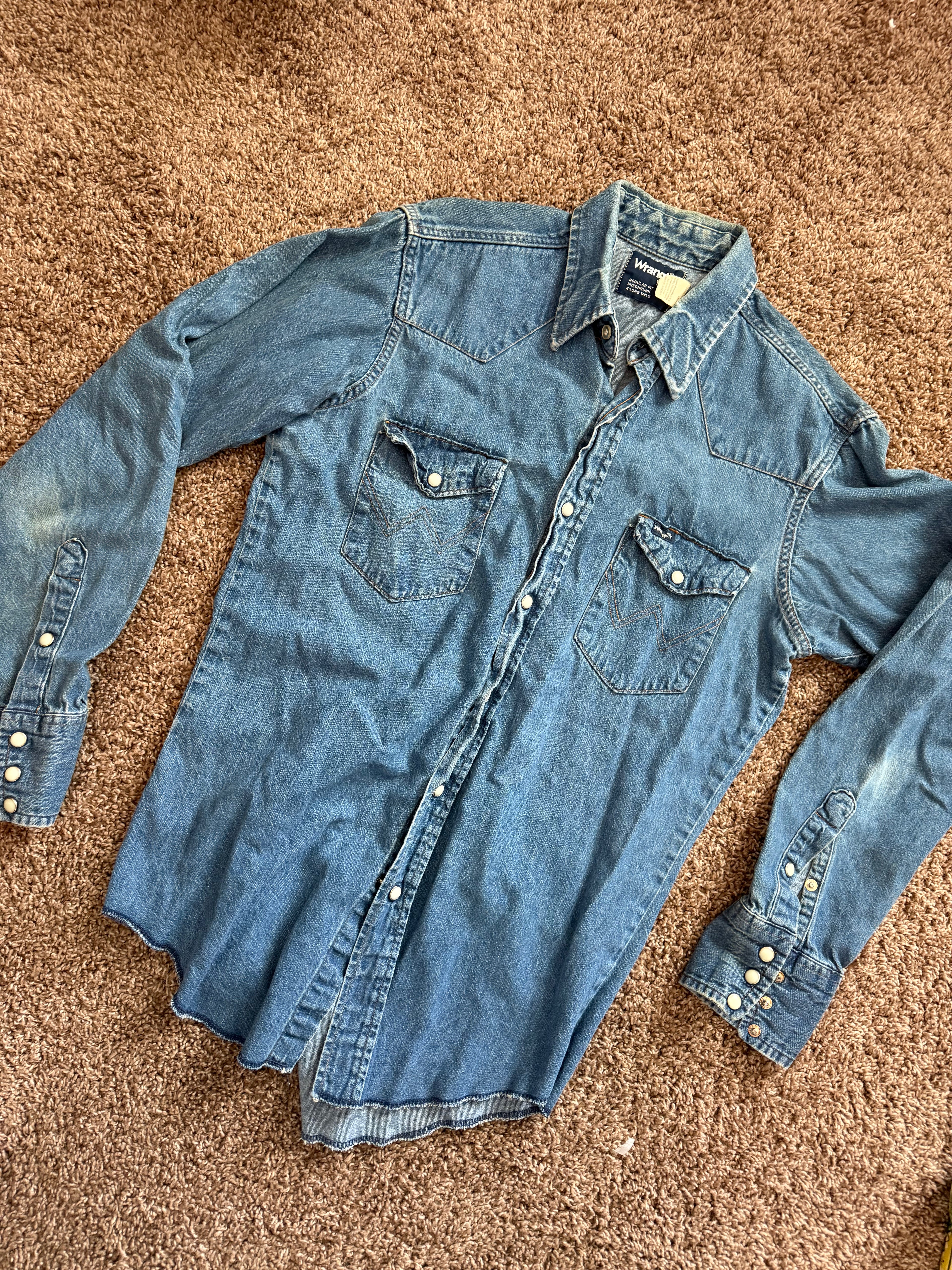 Vintage Wrangler Pearl Snap