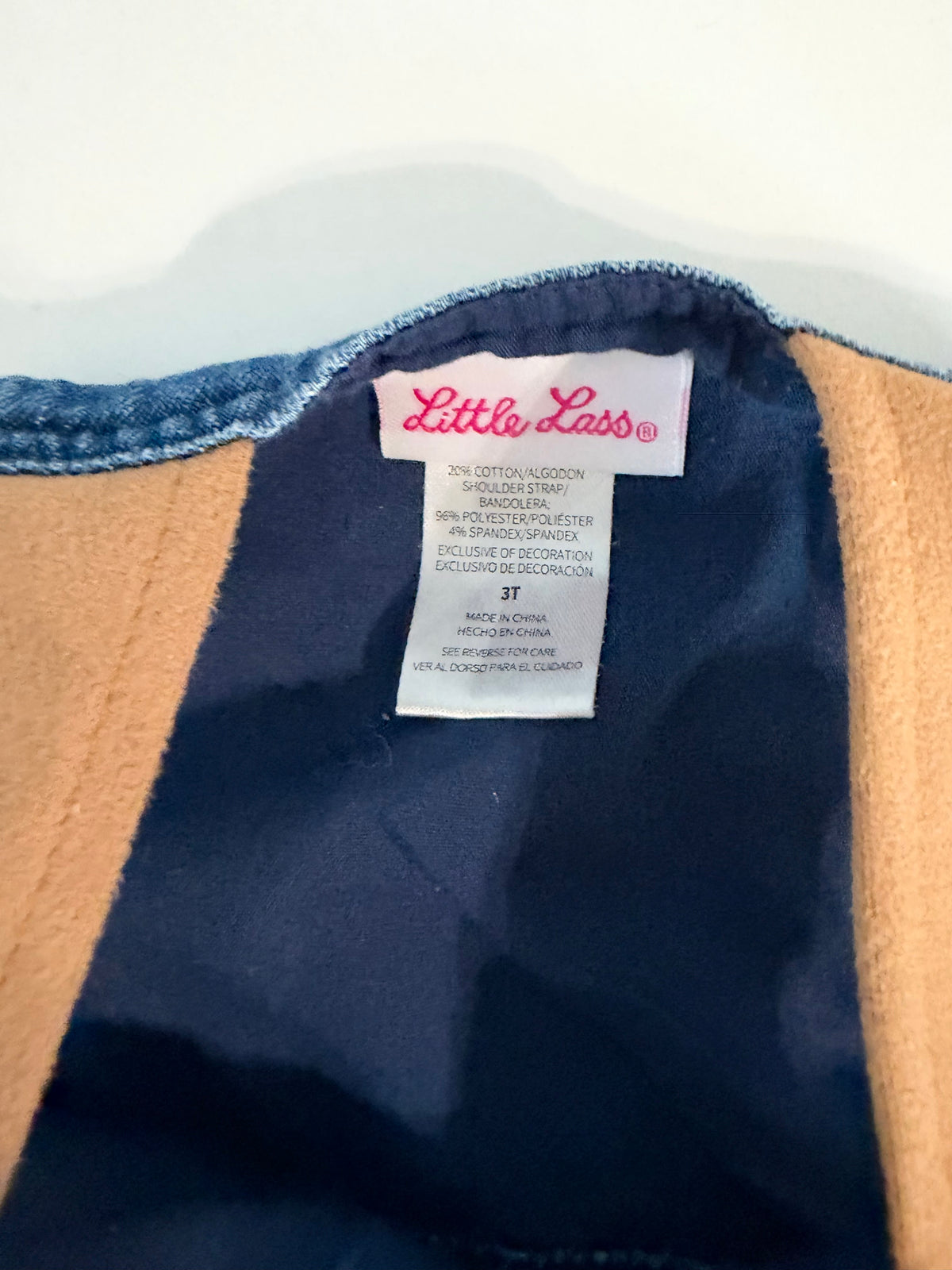 Y2K Overall Dress with Brown Details