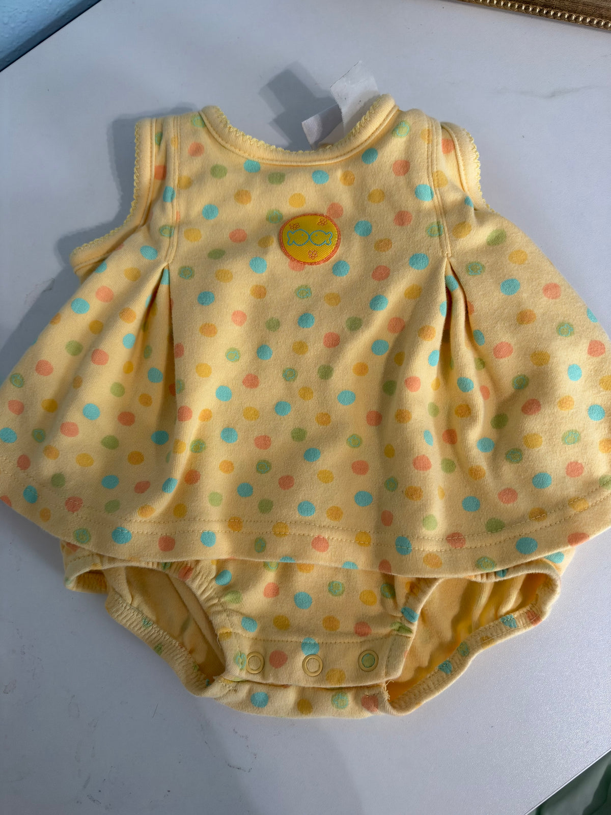 Vintage Polka-Dot and Fish Bubble