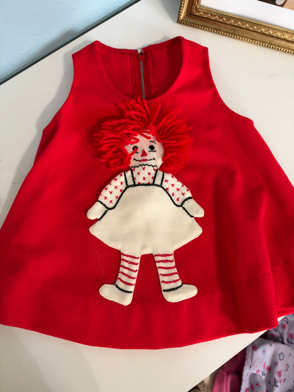 Vintage Raggedy Ann Dress