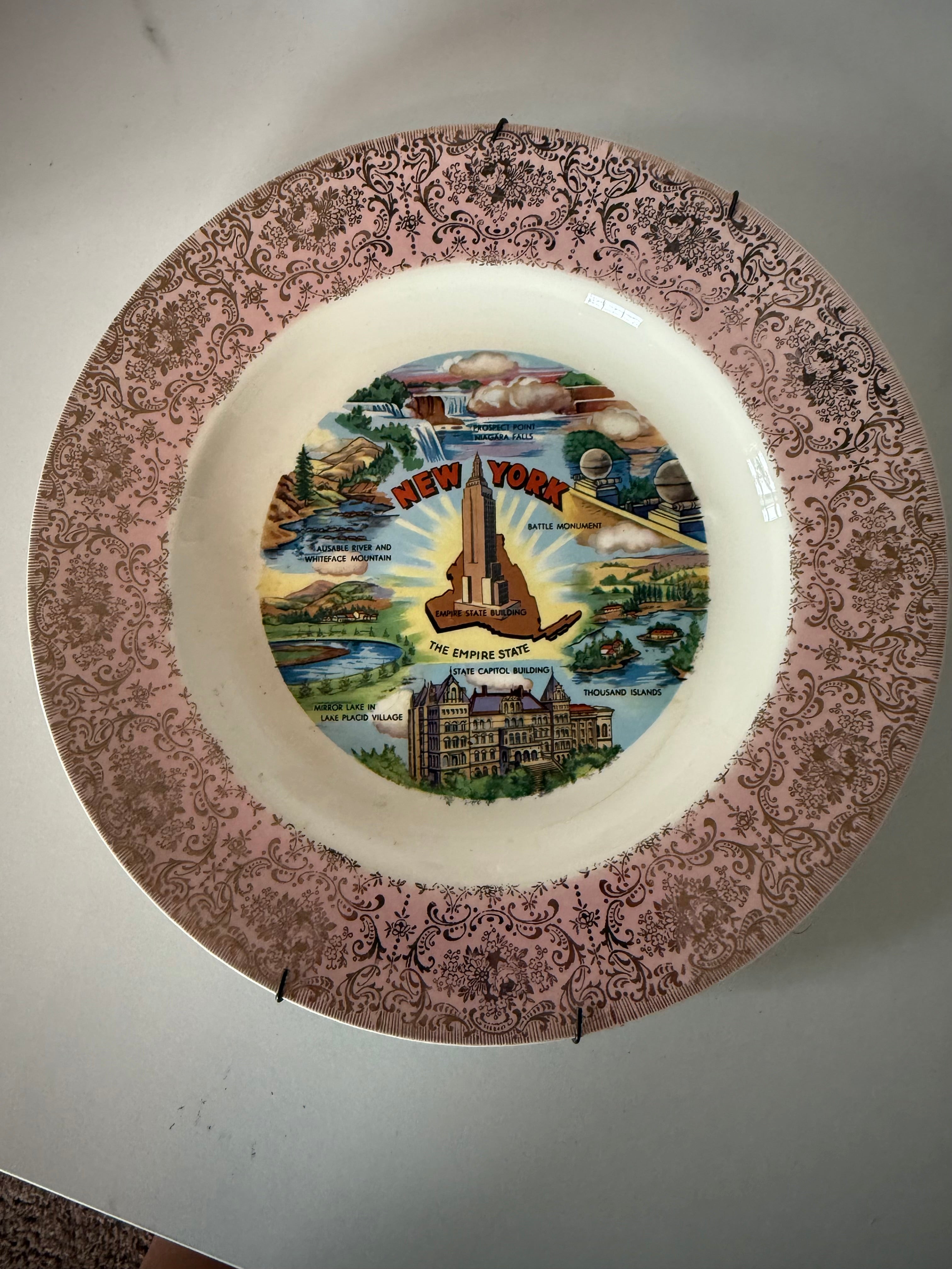 Vintage New York Plate