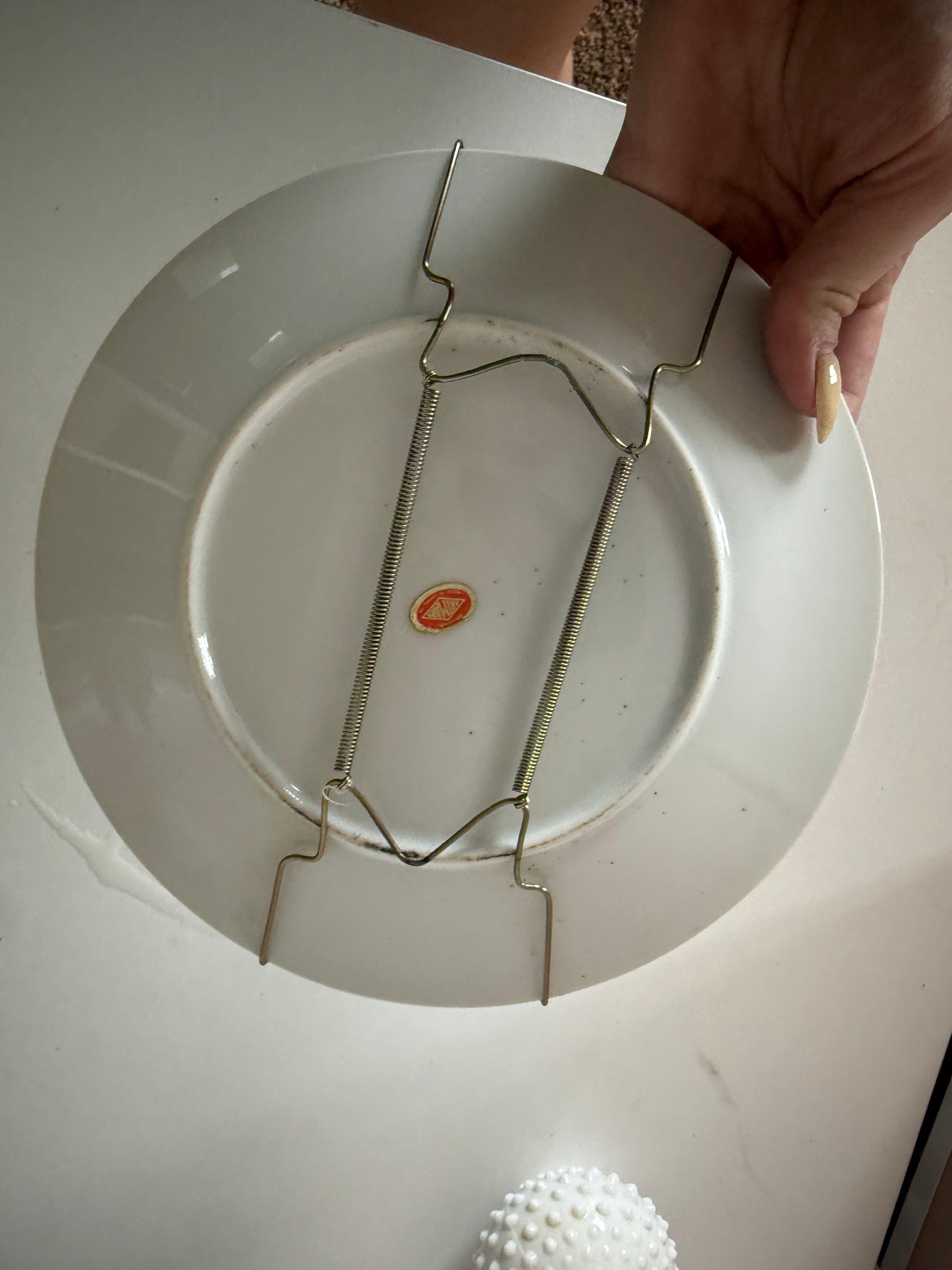 Antique Praying Hands Plate