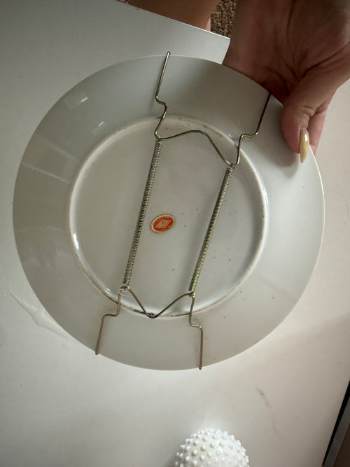 Antique Praying Hands Plate