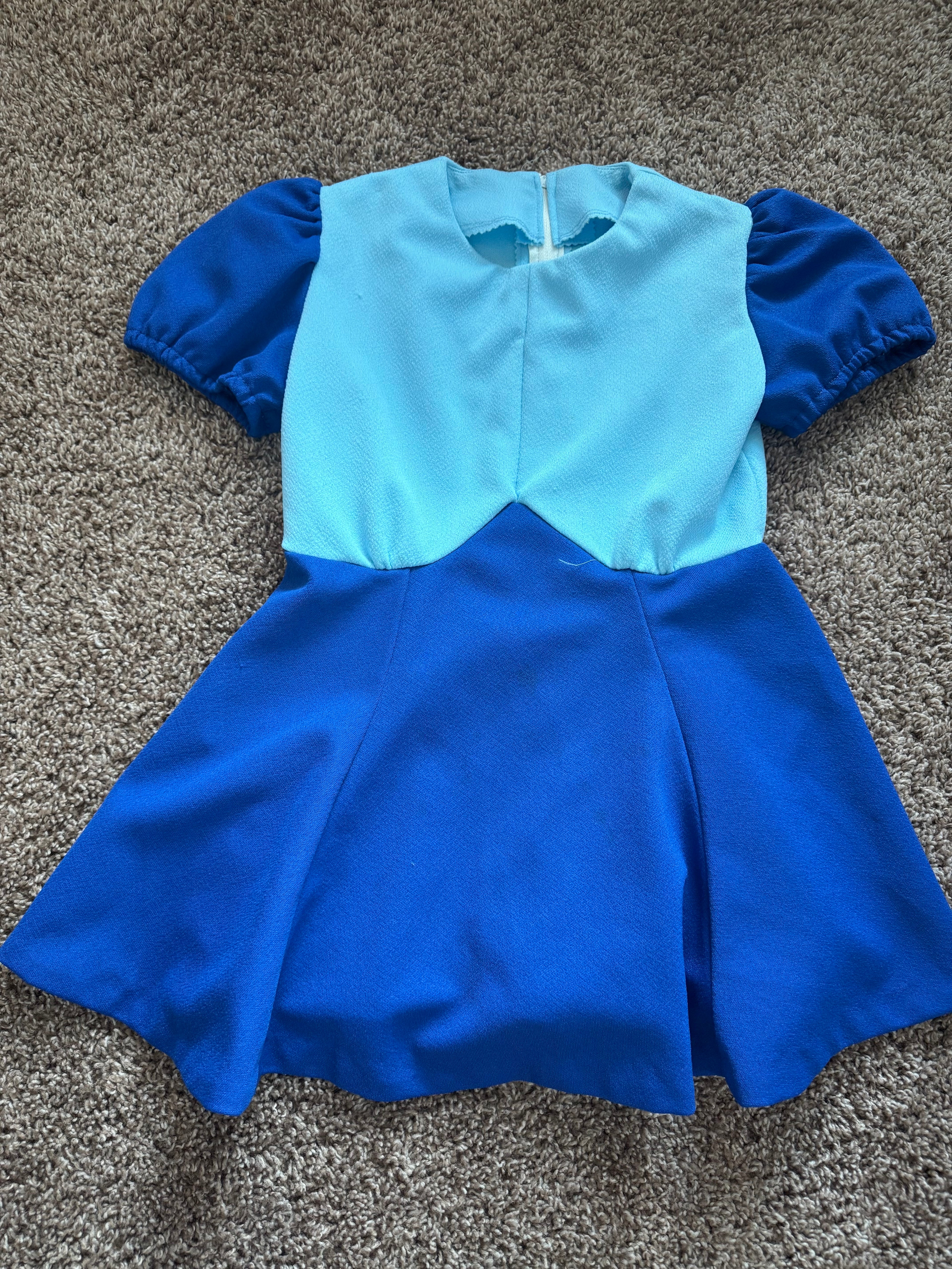 Vintage Handmade Blue Dress