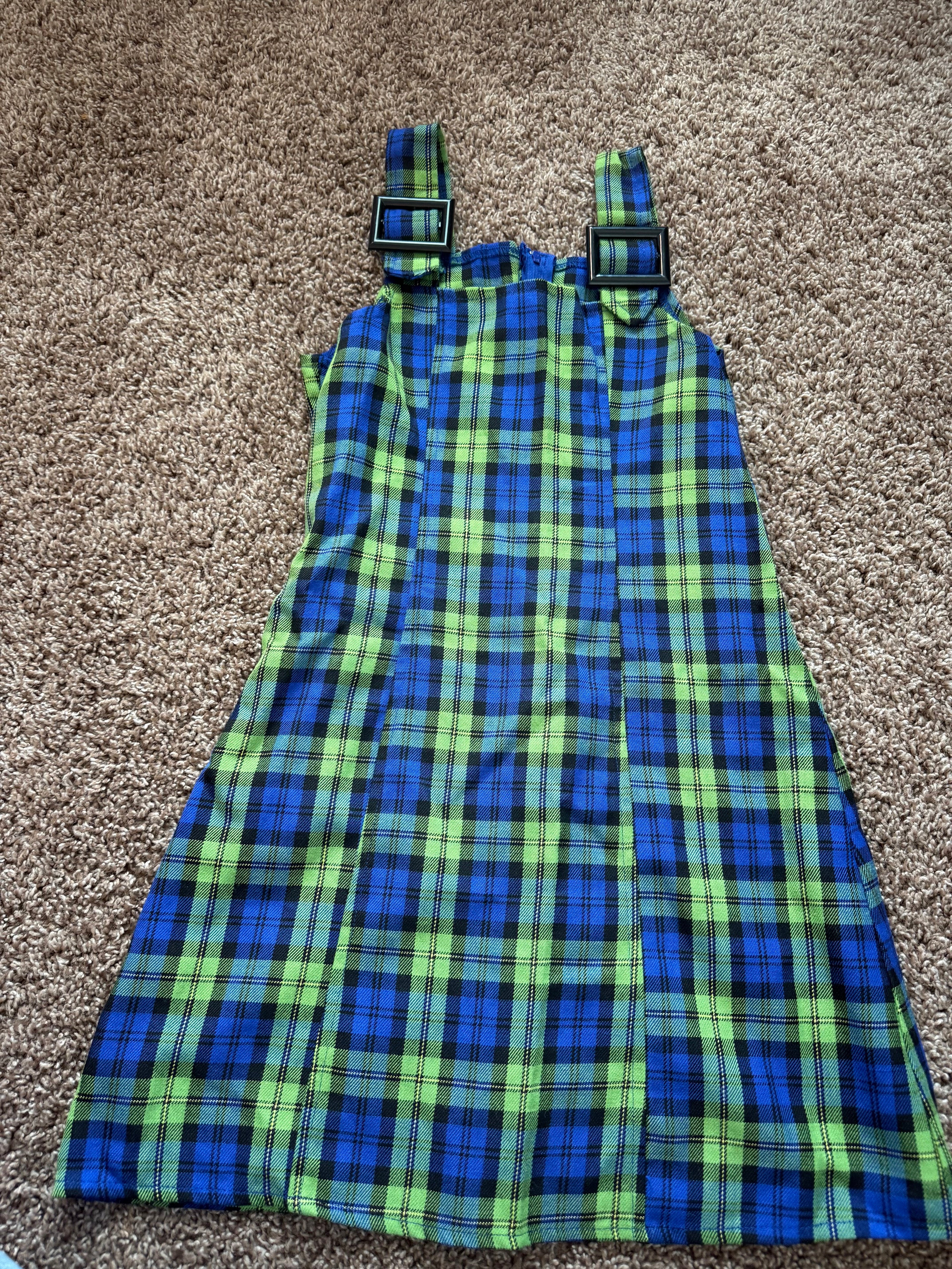 Vintage Retro Plaid Dress
