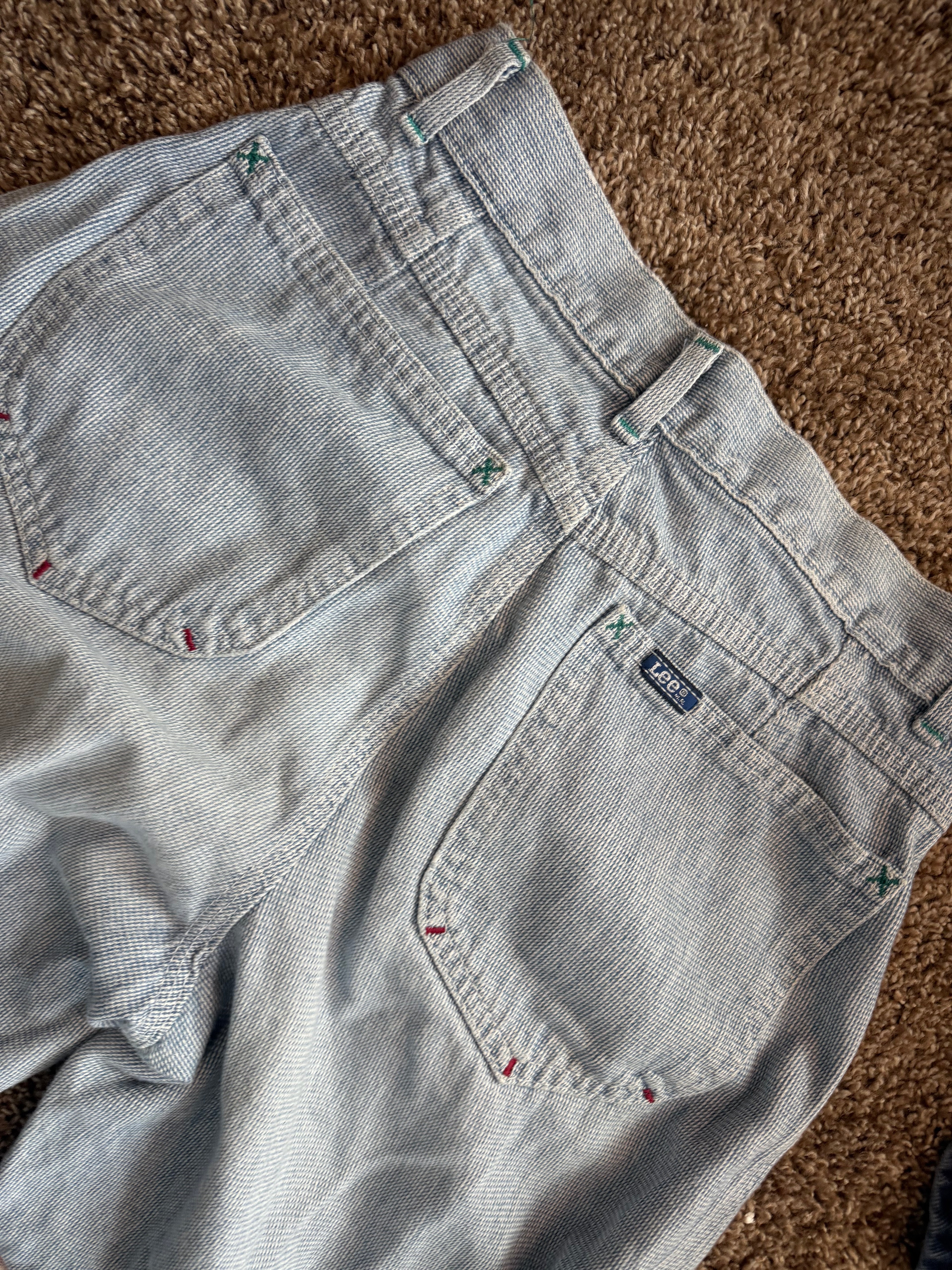 Vintage Lee Patterned Jeans
