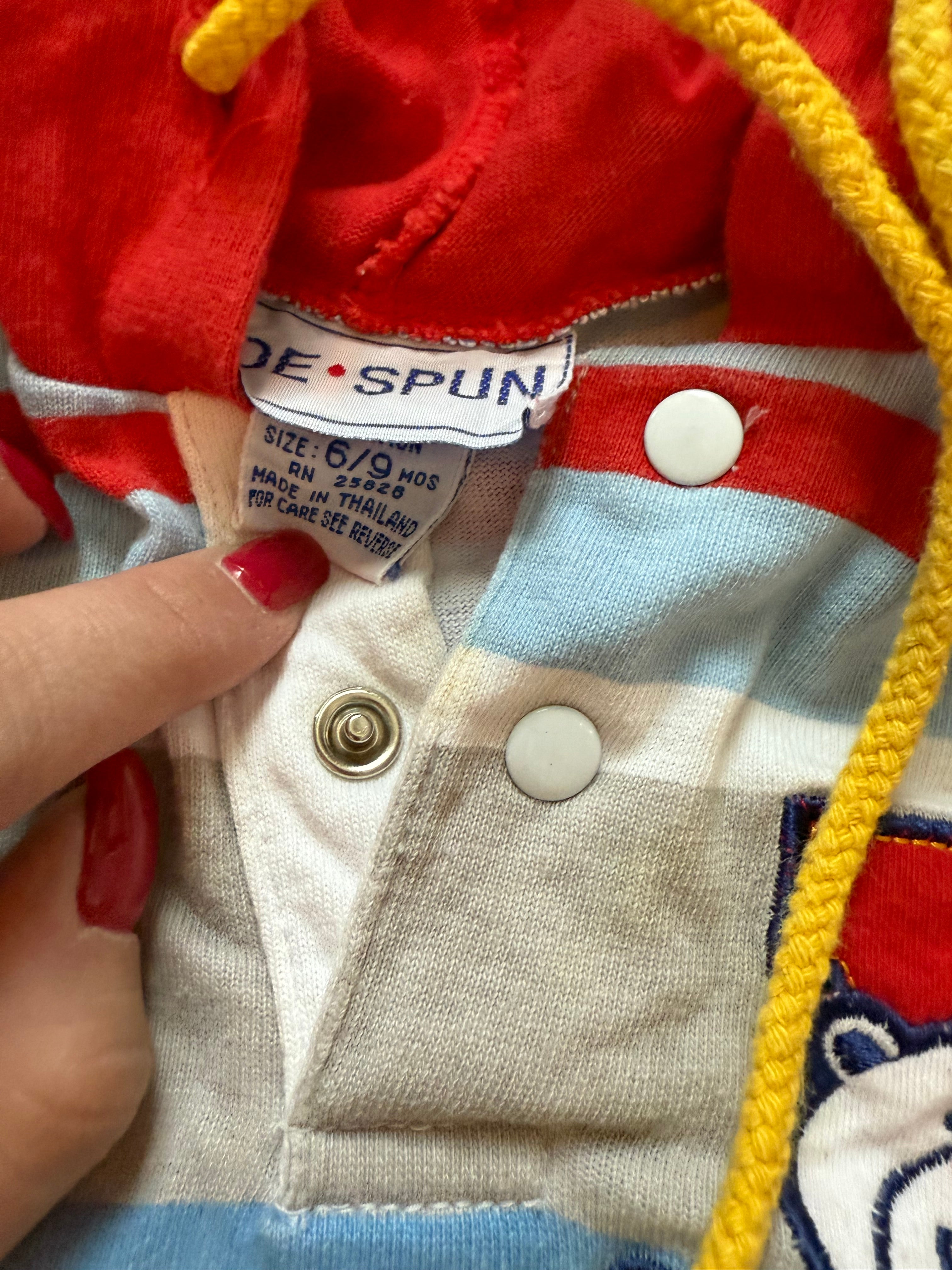 Vintage Basketball Hooded Jumper