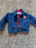 Vintage Flannel Lined Denim Coat