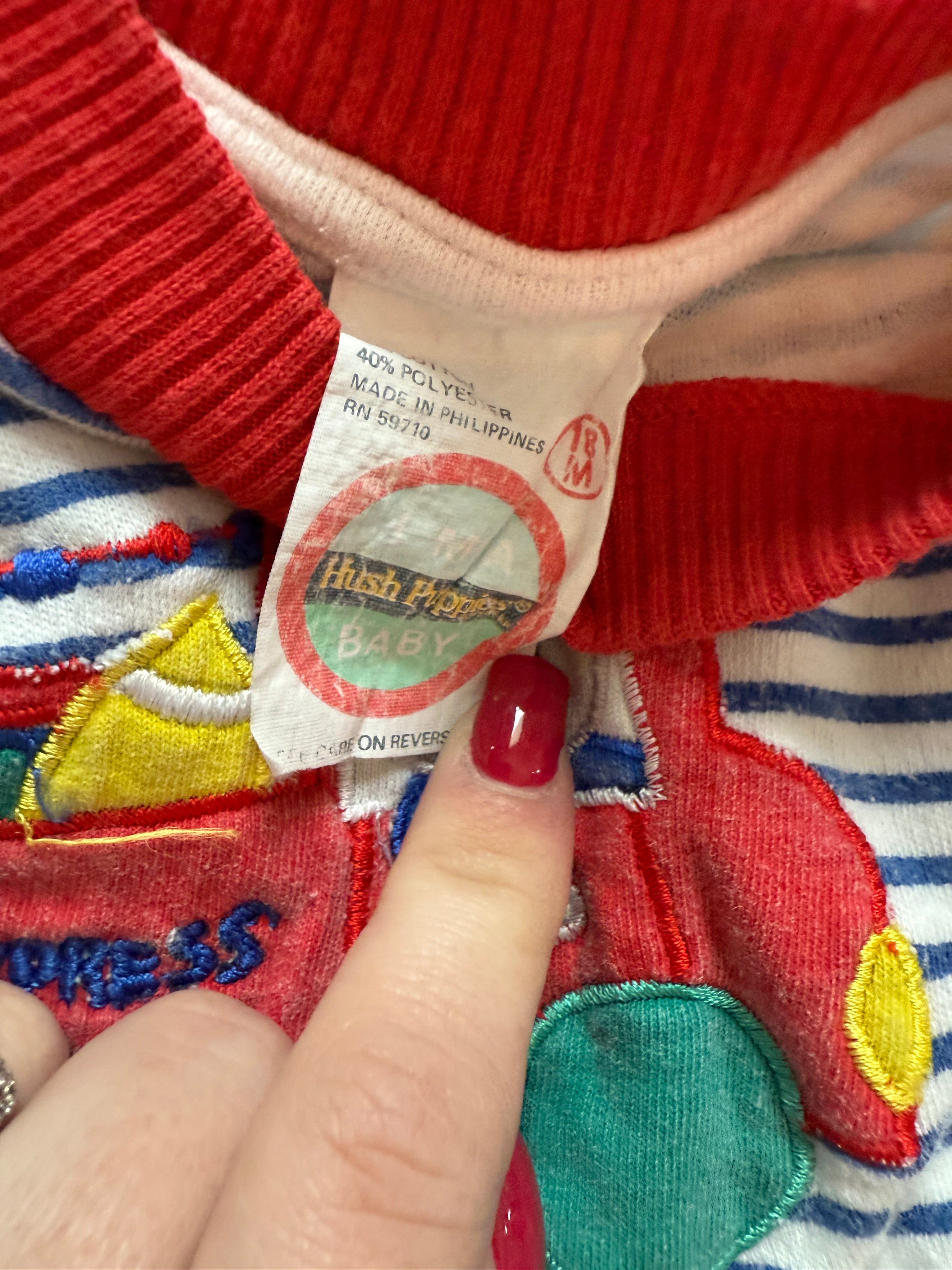 Vintage Striped Toy Truck Crewneck